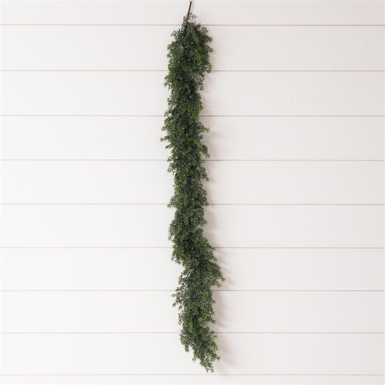 Blue Juniper Berries Garland