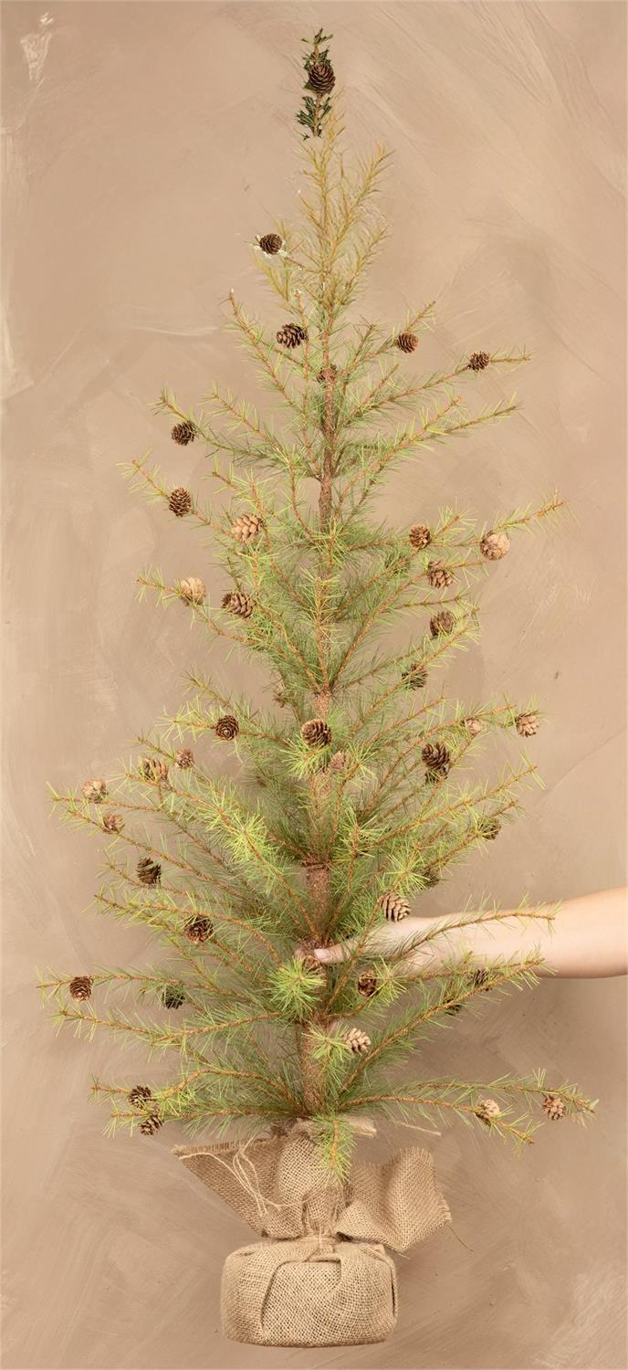 Spruce Pine Tree With Pinecones 48"