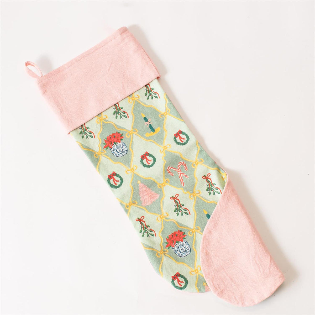 Christmas Blush Wonderland Stocking
