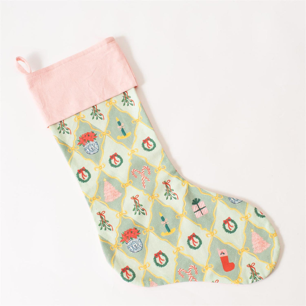 Christmas Blush Wonderland Stocking