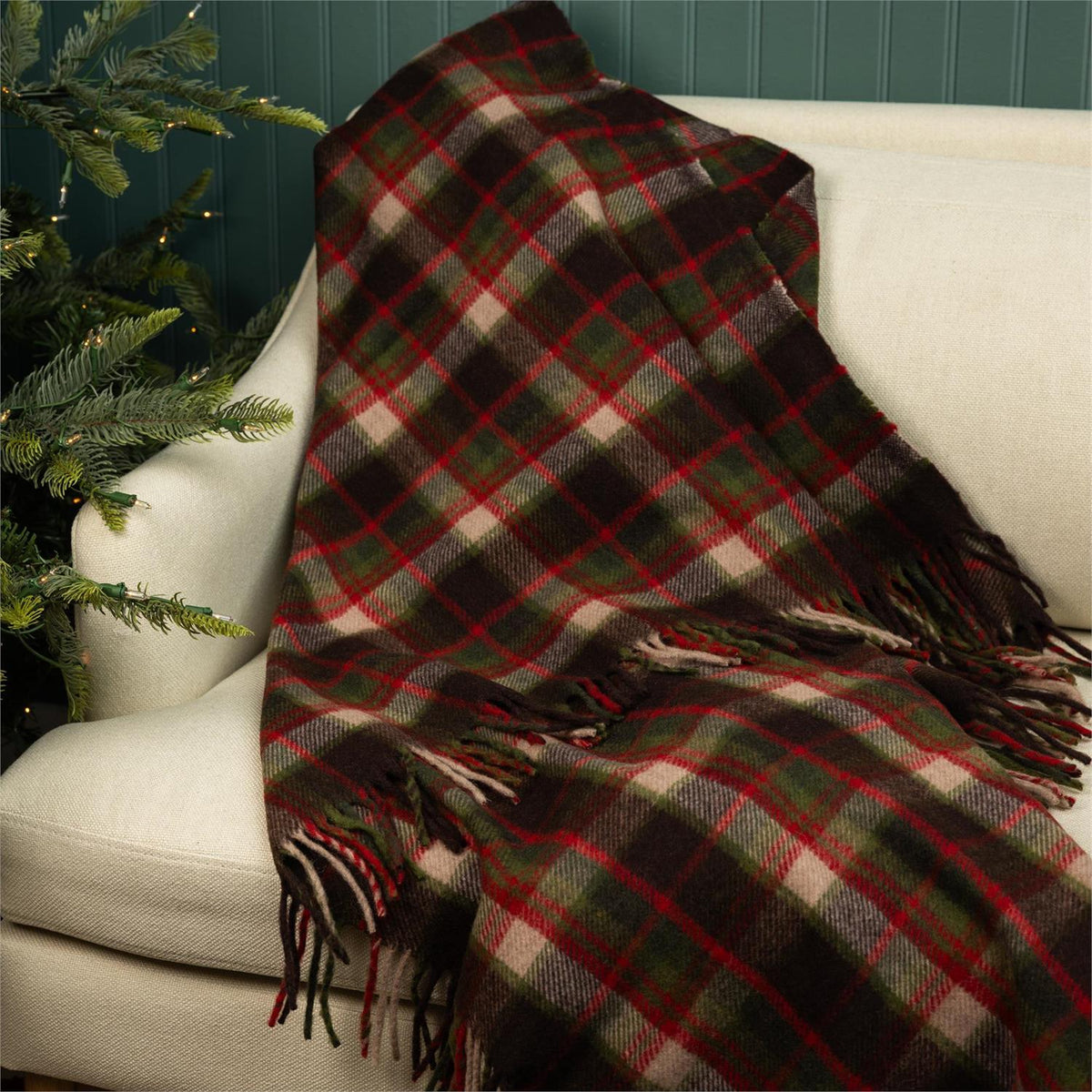 Throw - Balmoral Plaid, Fringed