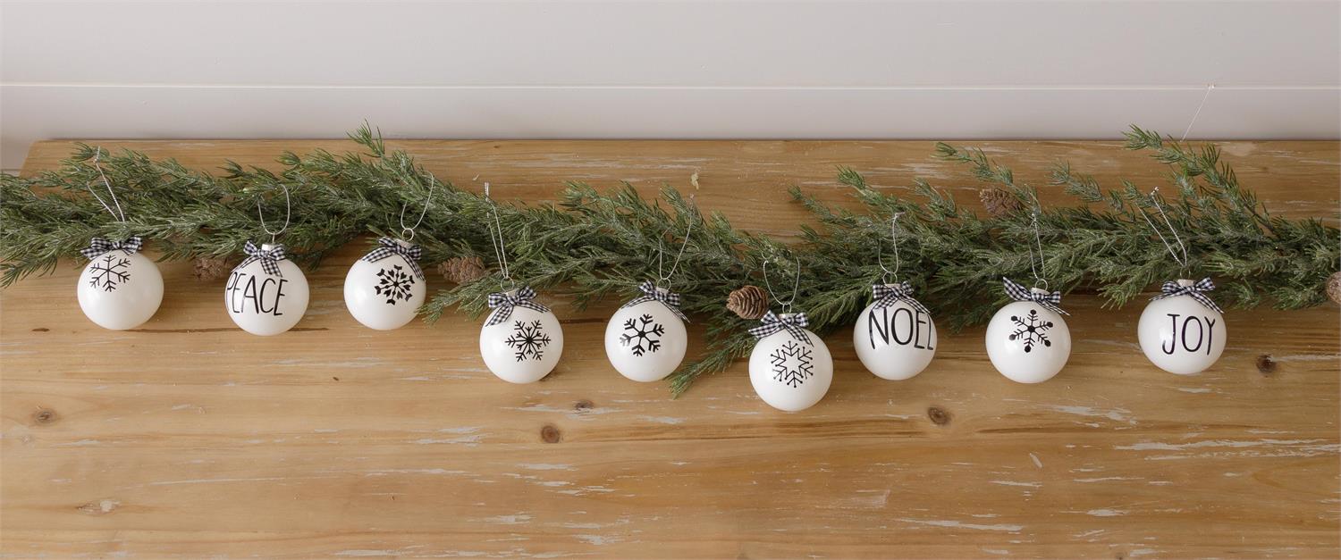 Winter Ornament Set of 9