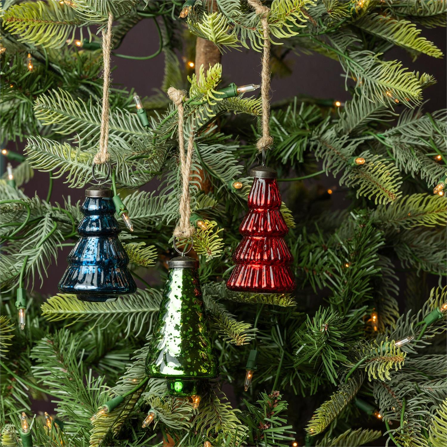 Glass Ornament - Holiday Trees (3 Styles)
