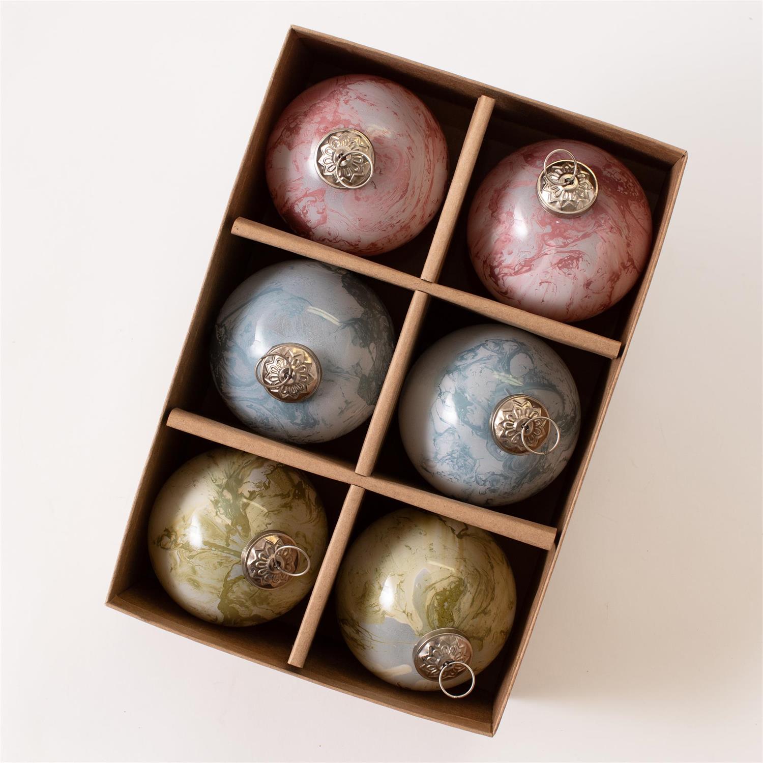 Glass Ornament - Pastel Mist