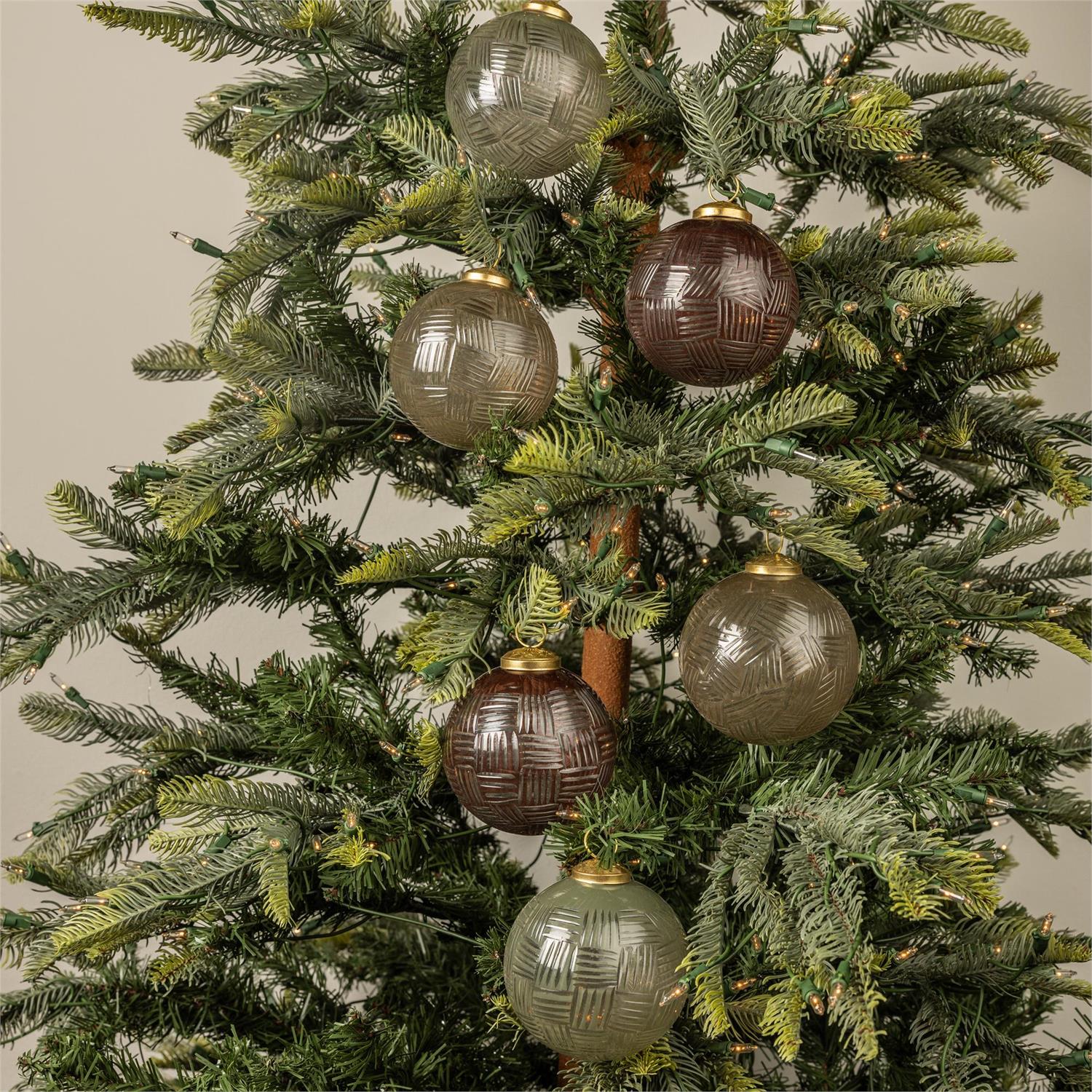 Glass Ornament - Whispering Woven Earth