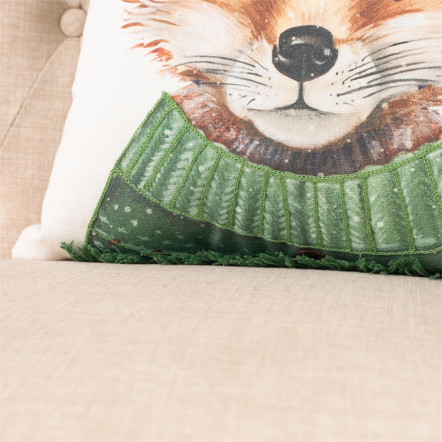 16" Embellished Cozy Critters Pillows (S/3)