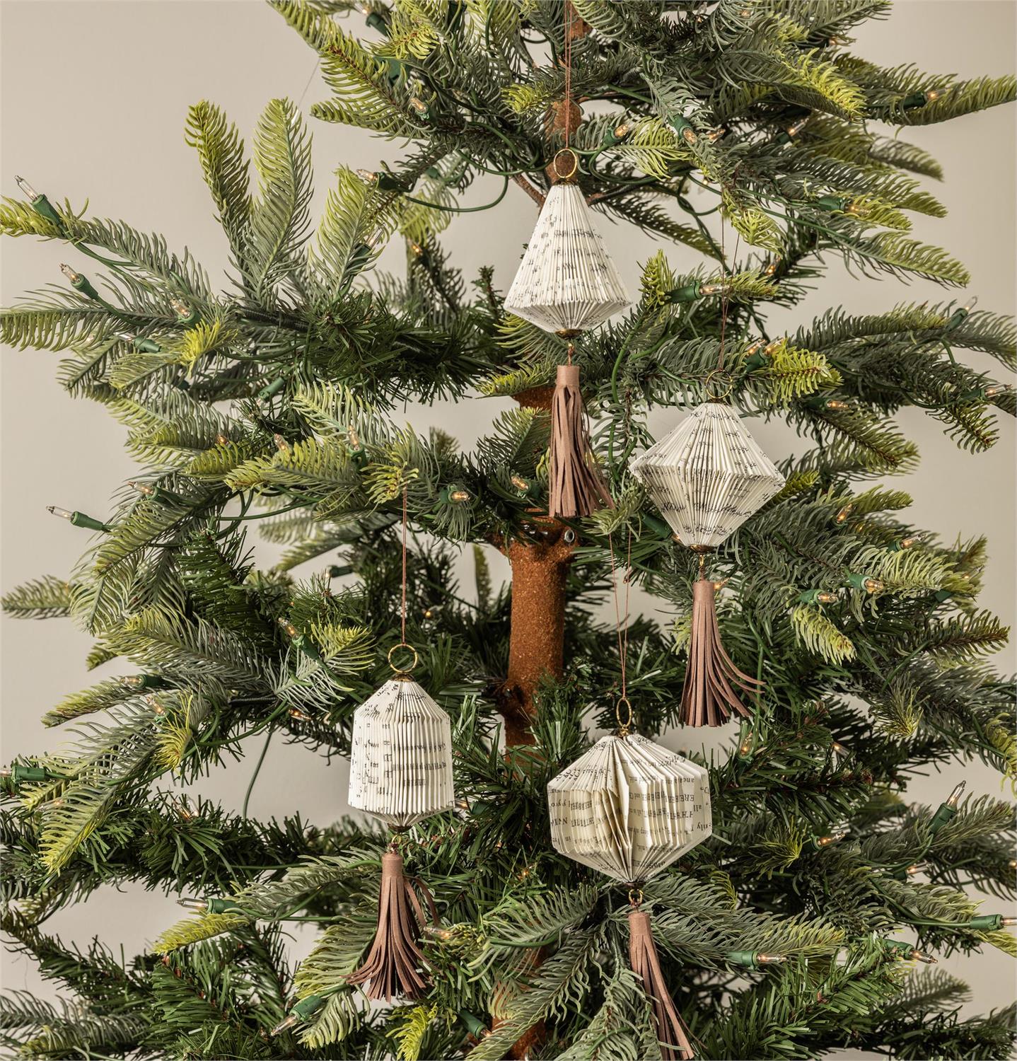 Ornaments - Origami Noel Lanterns (Set of 4)