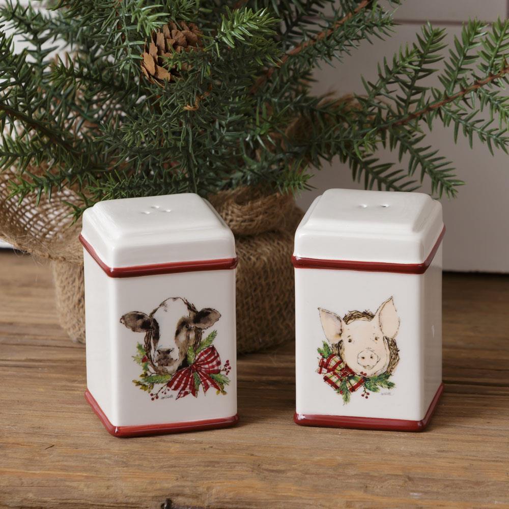 Farmhouse Christmas - Salt and Pepper Shaker (S/2)