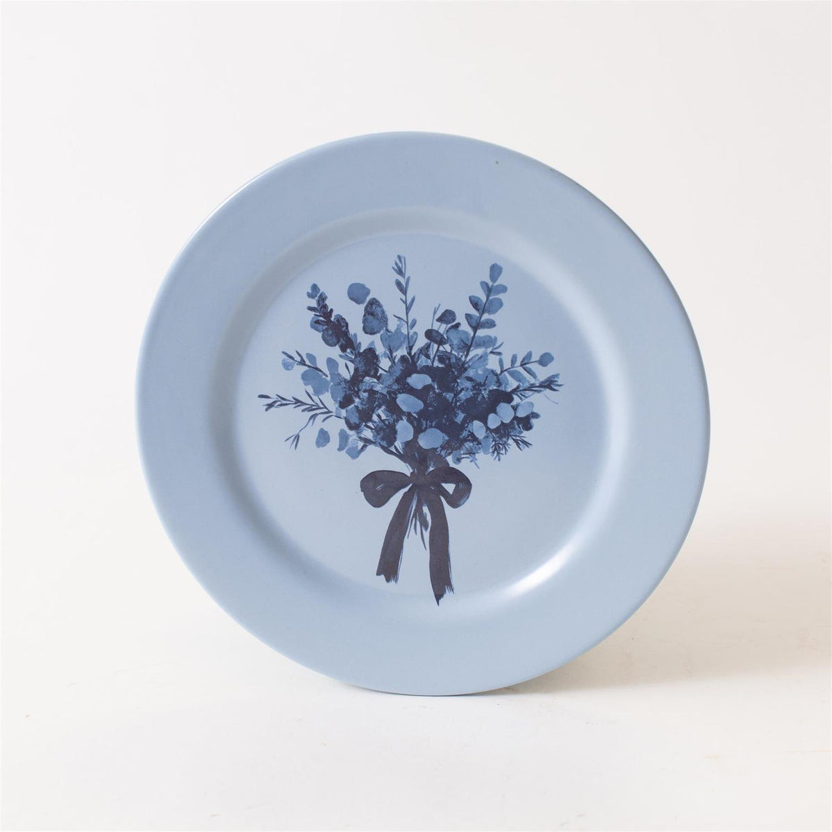 Stoneware Winter Blue Plate