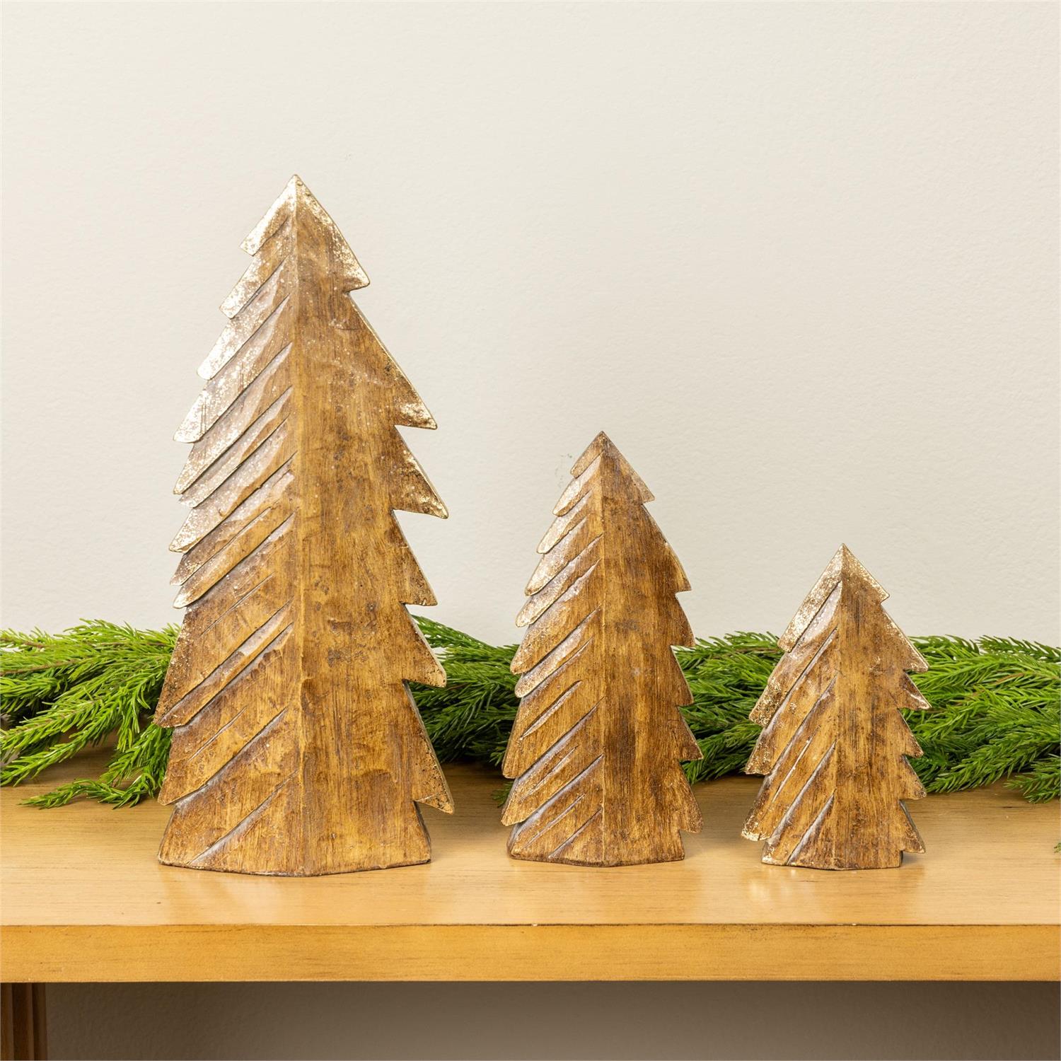 Japandi Gold-Tipped Fir Tree