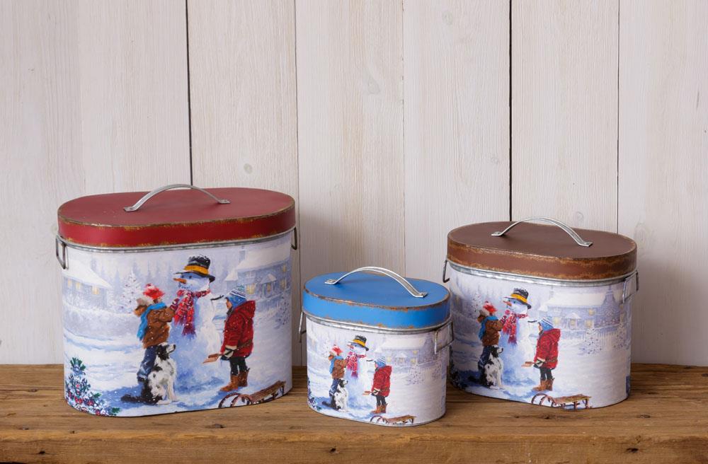 Snow Day - Nesting Tins