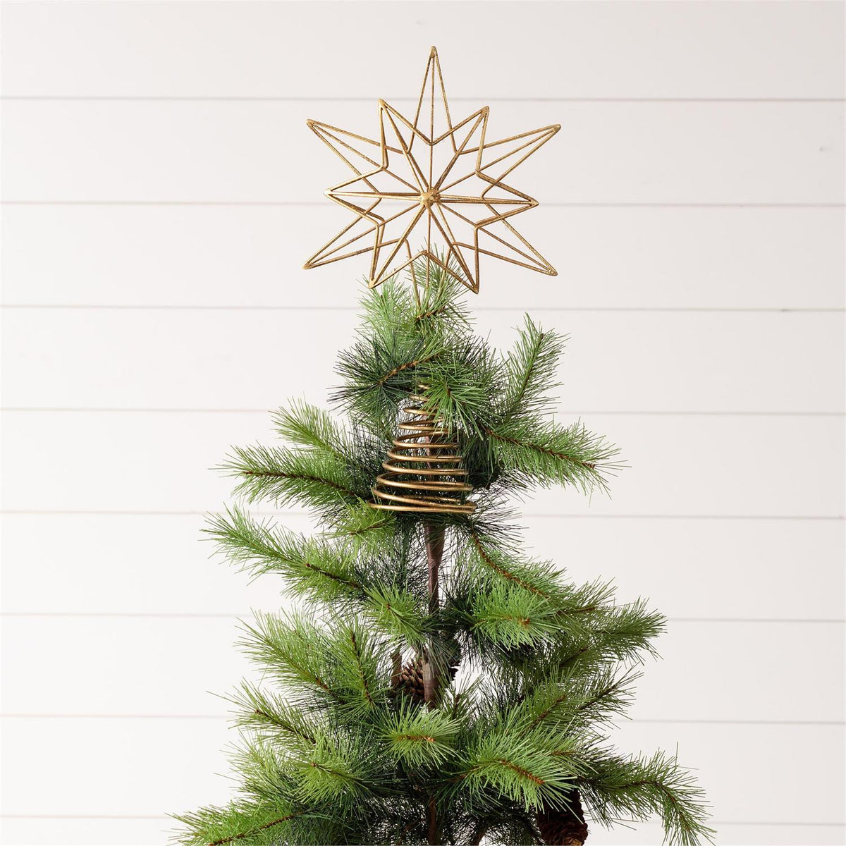 Gold Star Christmas Tree Topper
