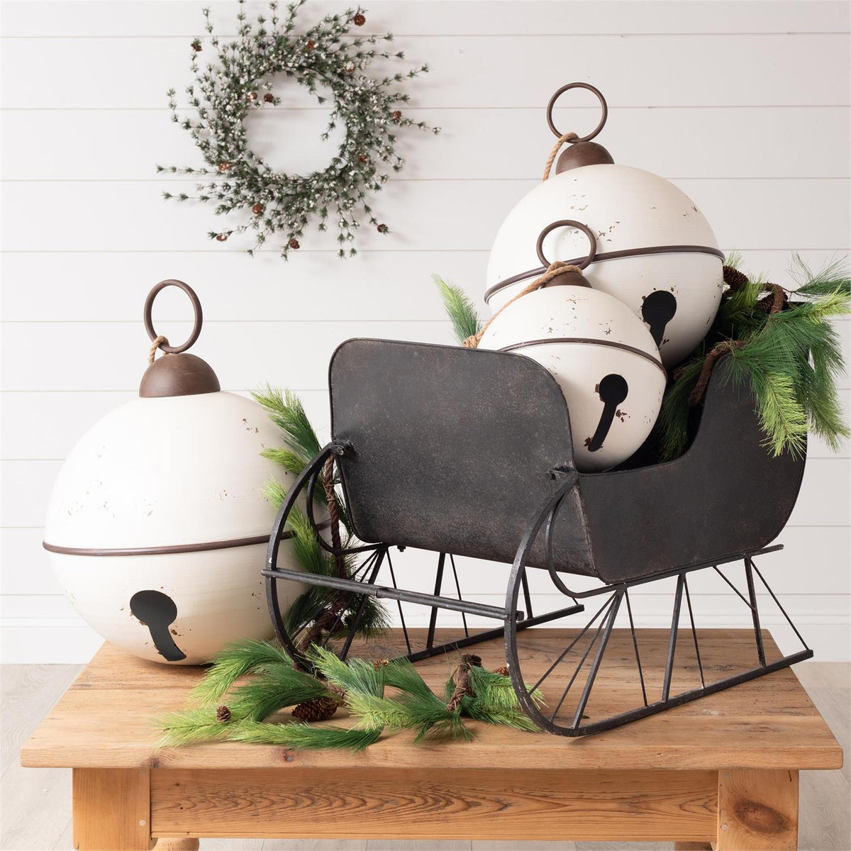Distressed Jumbo Bells (S/3)