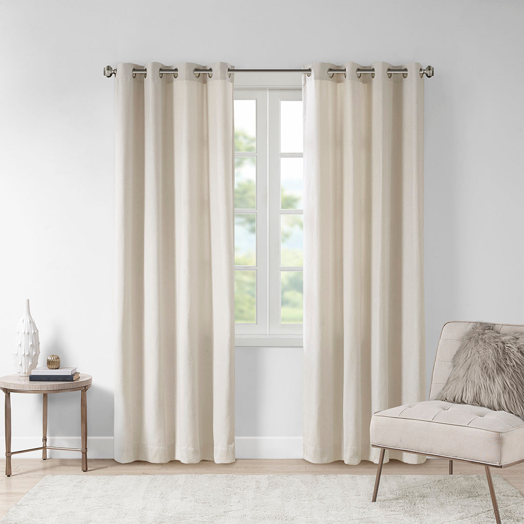 Englewood Basketweave Room Darkening Cordless Roman Shade