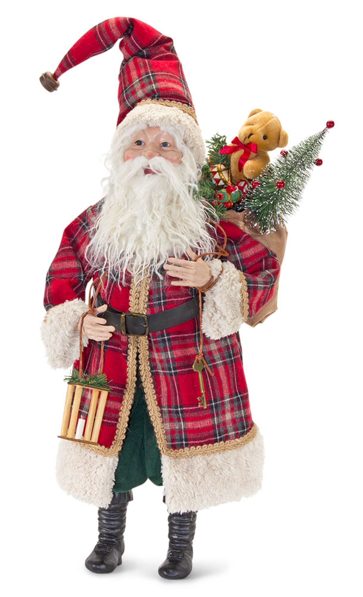 Santa 25"H Polyester/Resin