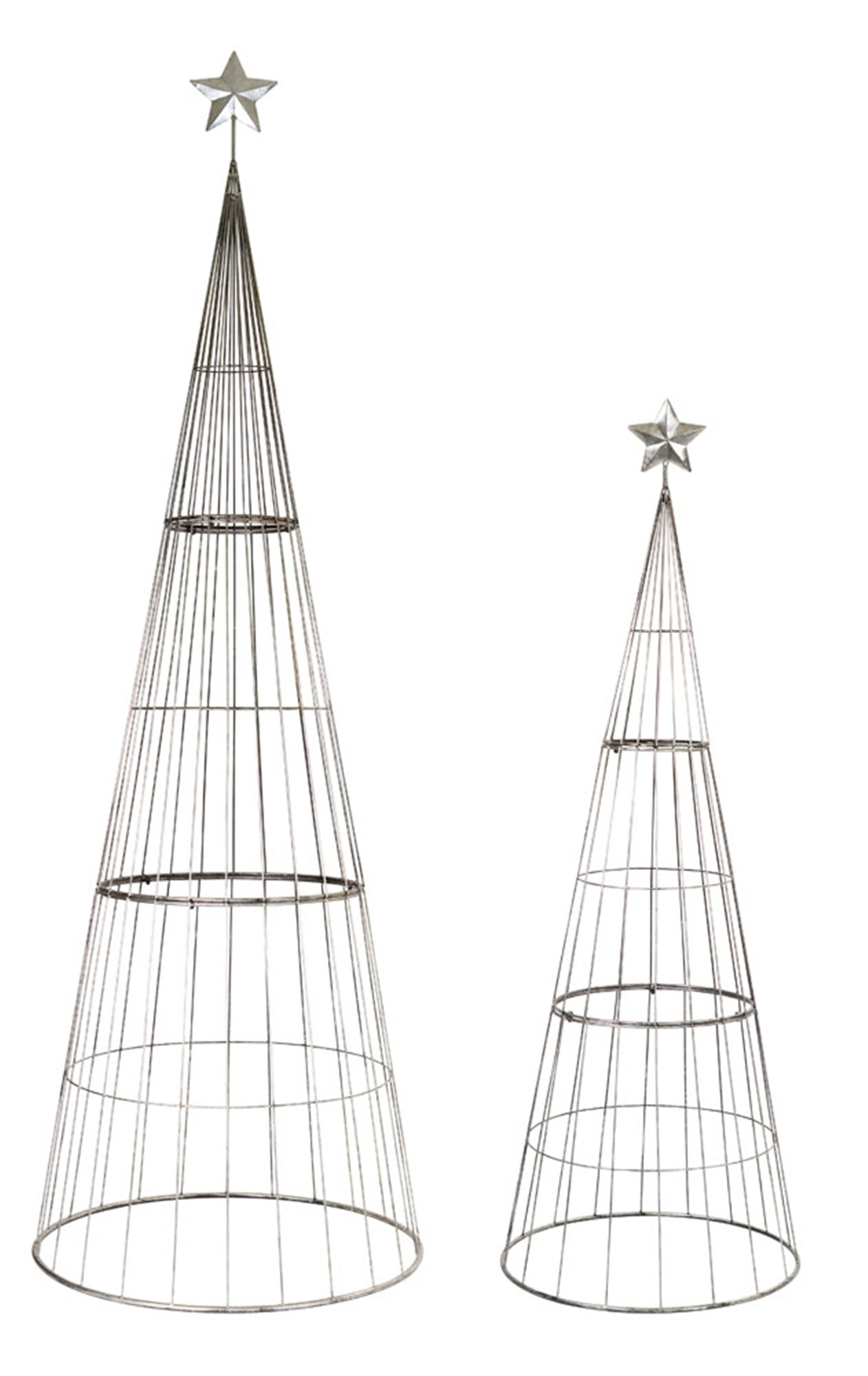Tree Form (Set of 2) 5.5'H, 8'H Iron