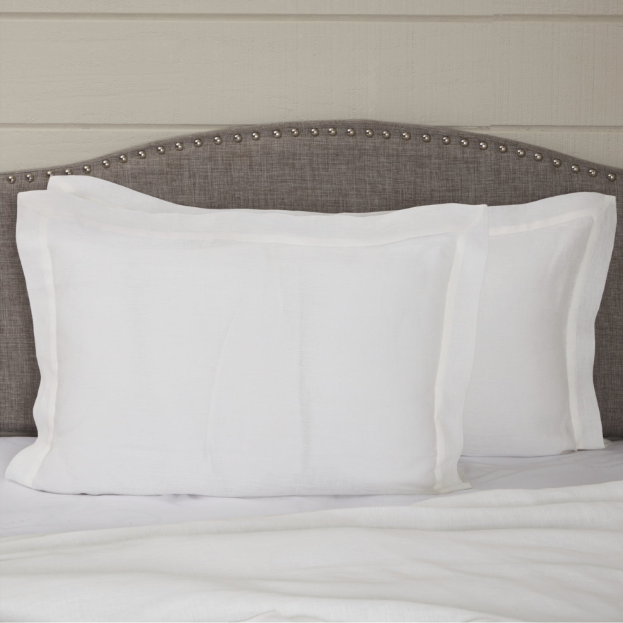 Provincial Linen White King Sham