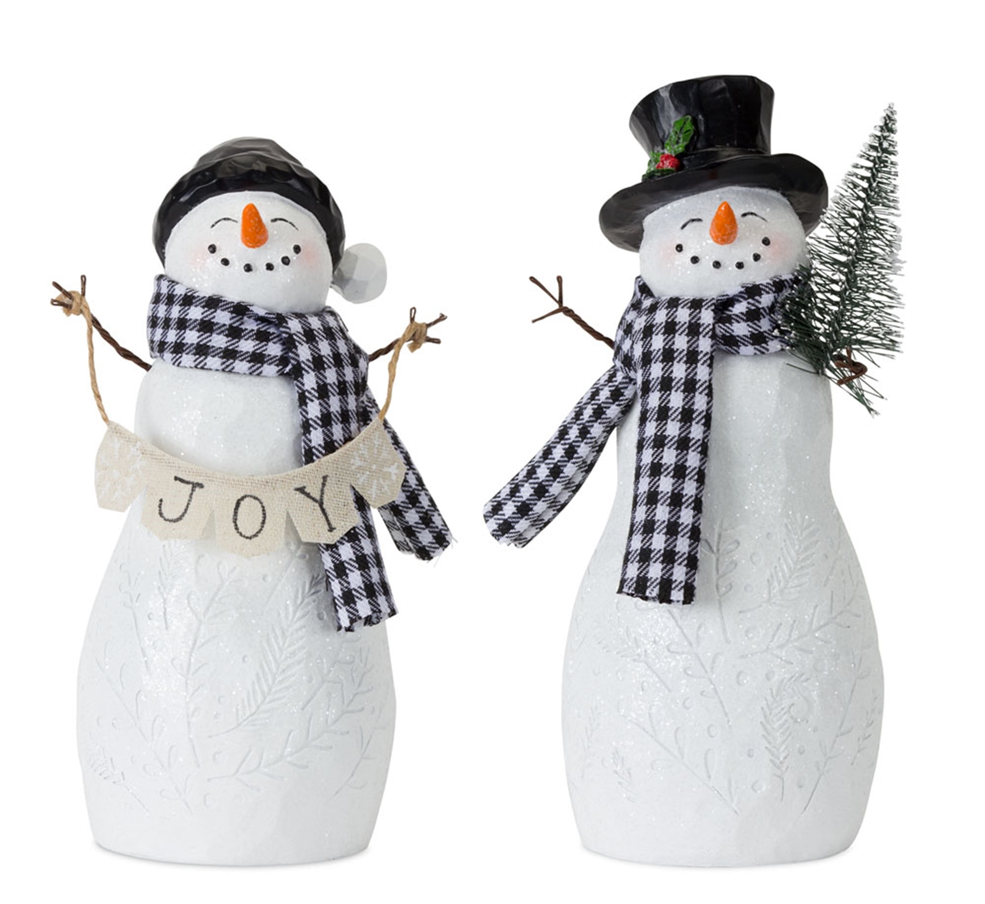 Snowman (2 Asst) 8.5"H Resin