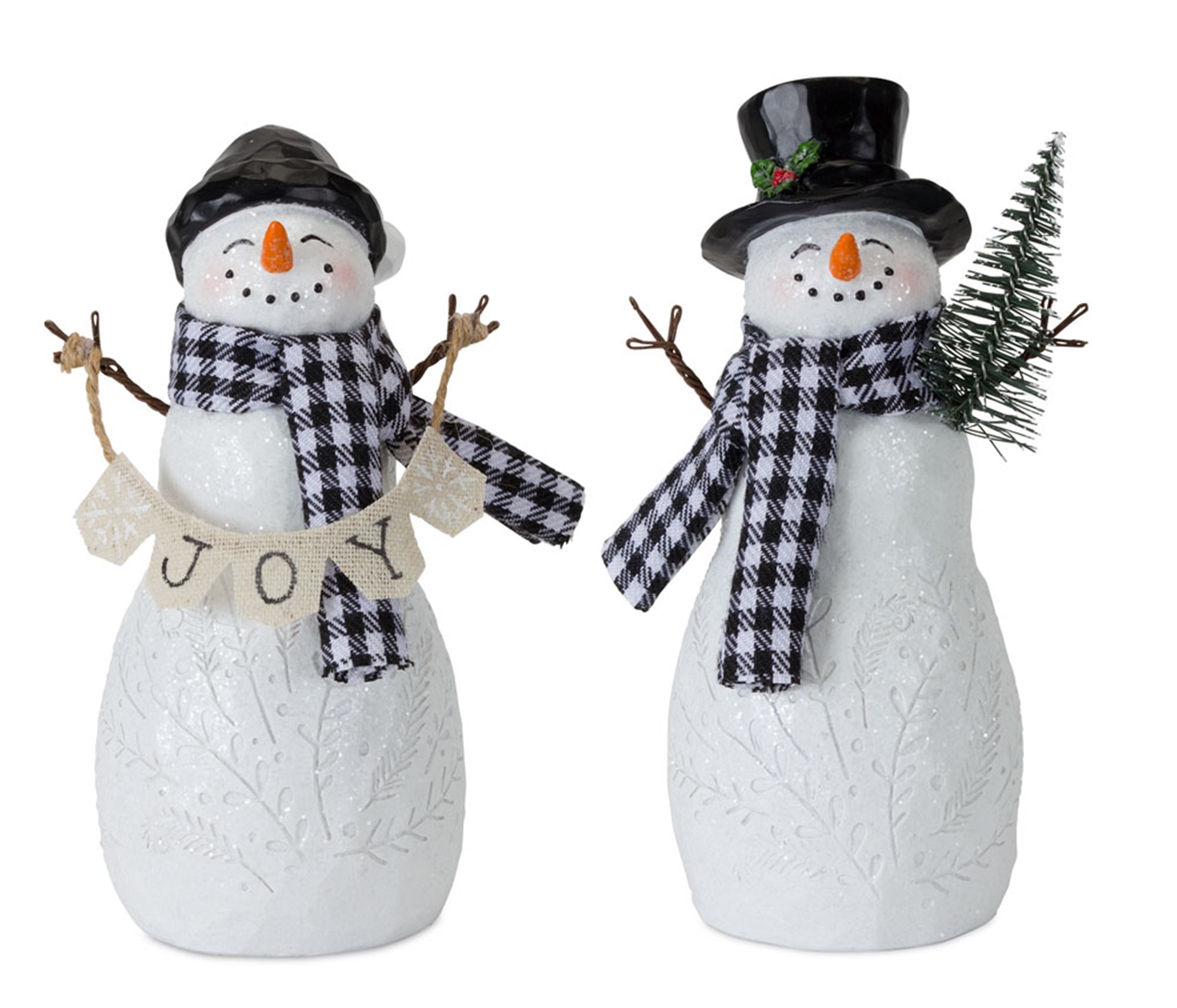 Snowman (2 Asst) 6"H Resin