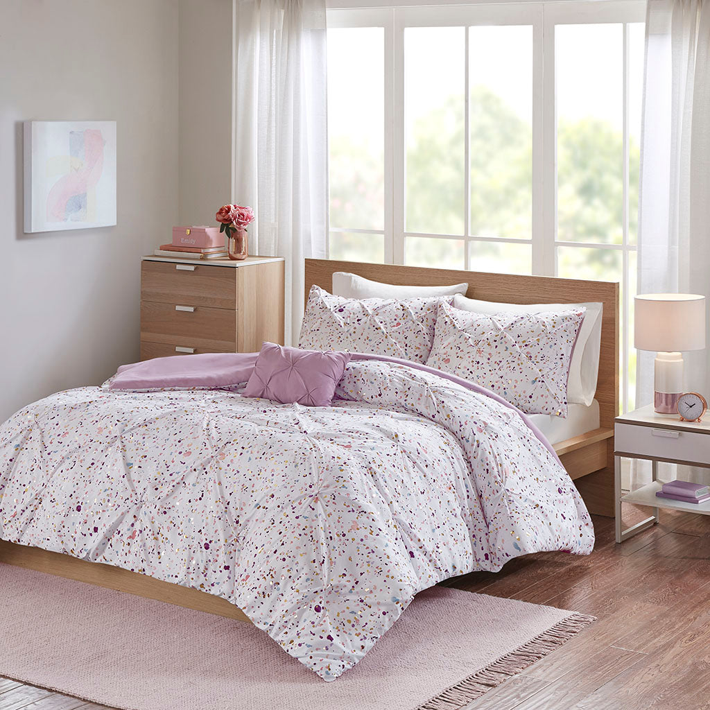 Abby Clip Jacquard Duvet Cover Set