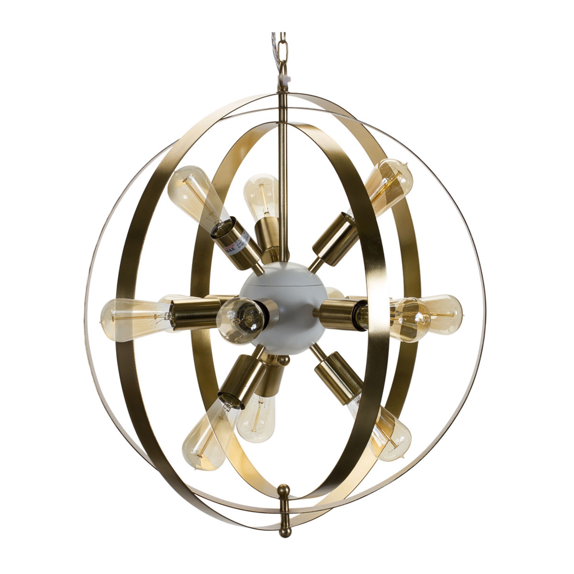 Hanging Lamp 26"D x 12"H Iron