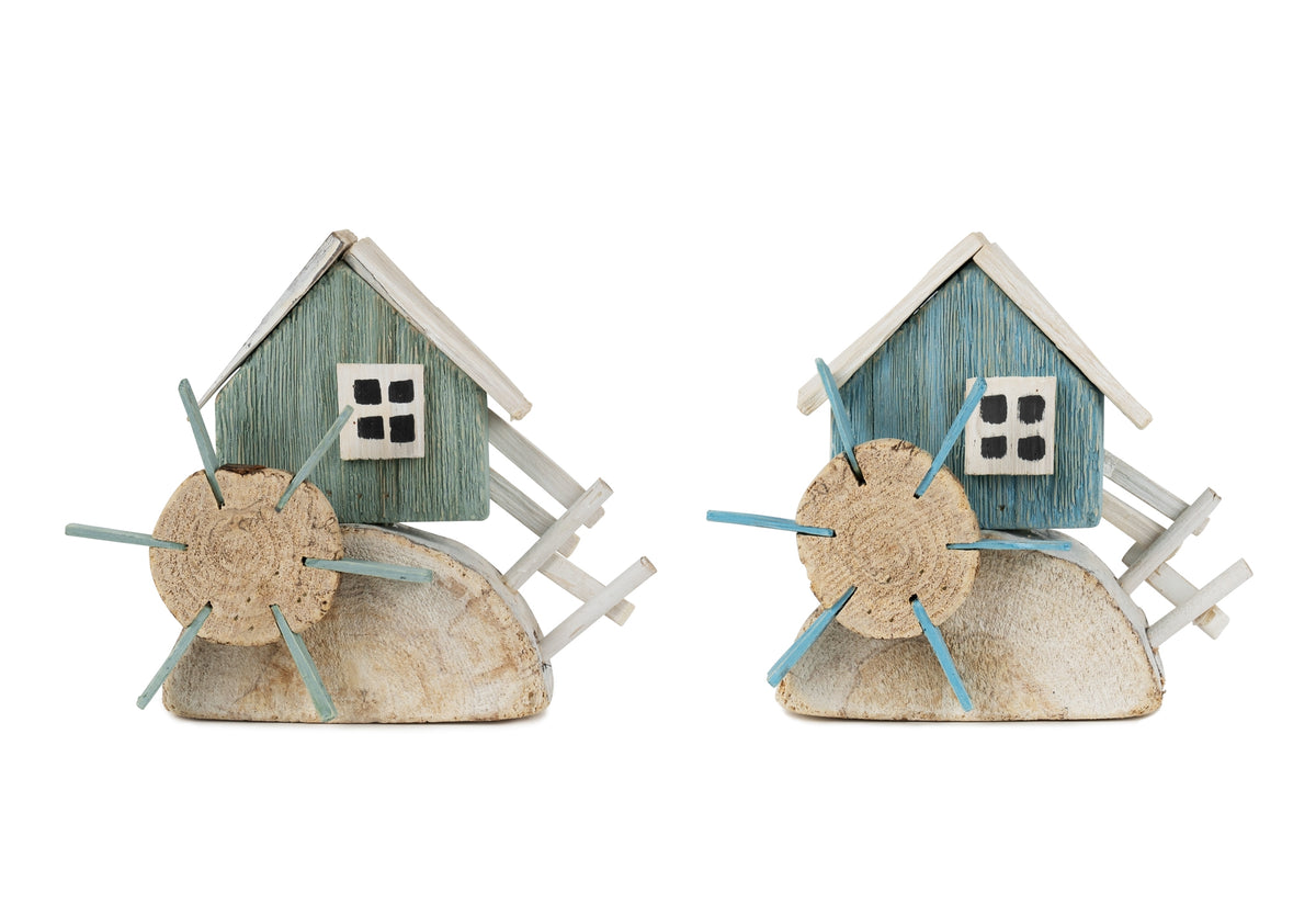 Water Wheel Decor (S/2)