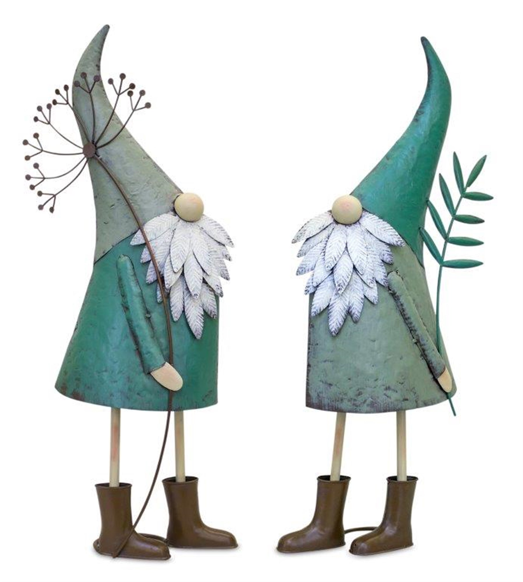 Gnome (2 Asst) 27.25"H, 27.5"H Iron