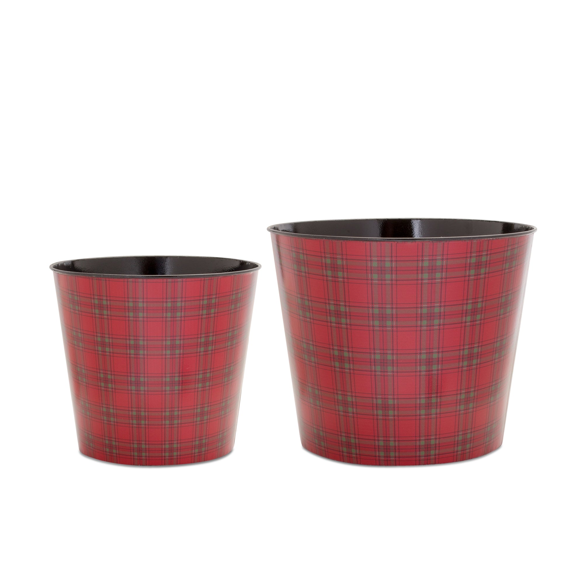 Pot (Set of 2) 9.75"D x 8.75"H, 12.5"D x 10.25"H Iron