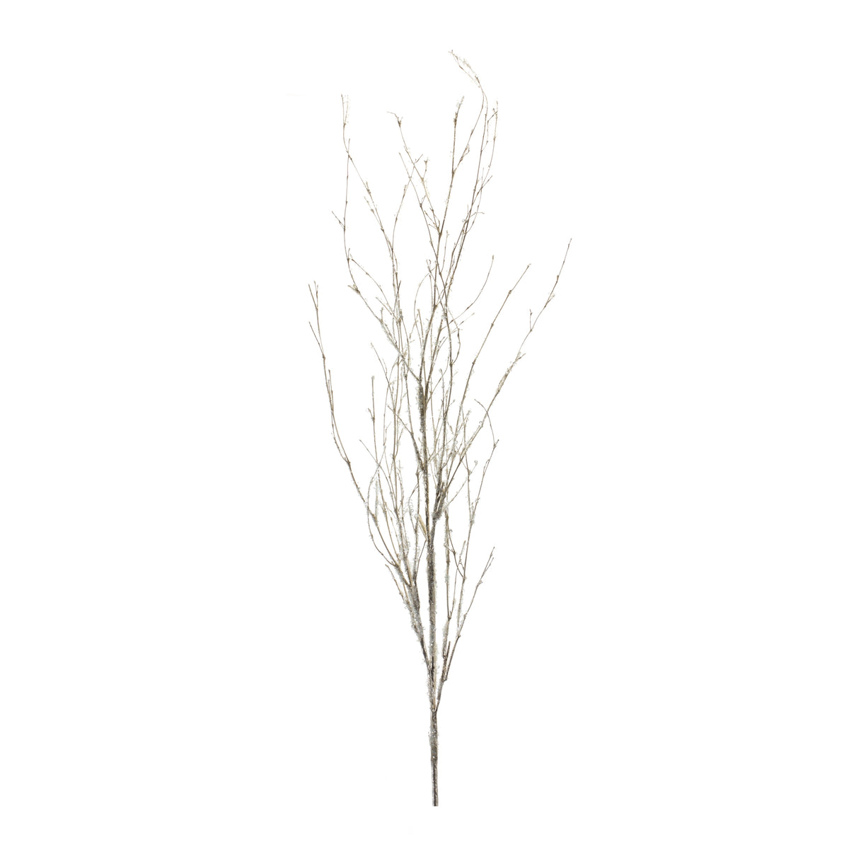 Champagne Bamboo Glitter Branch (Set of 6)