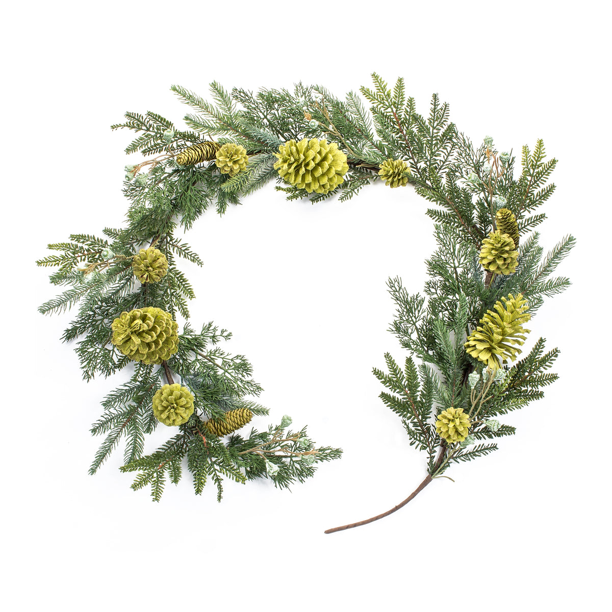 Mixed Winter Pine Cone Garland (S/2)