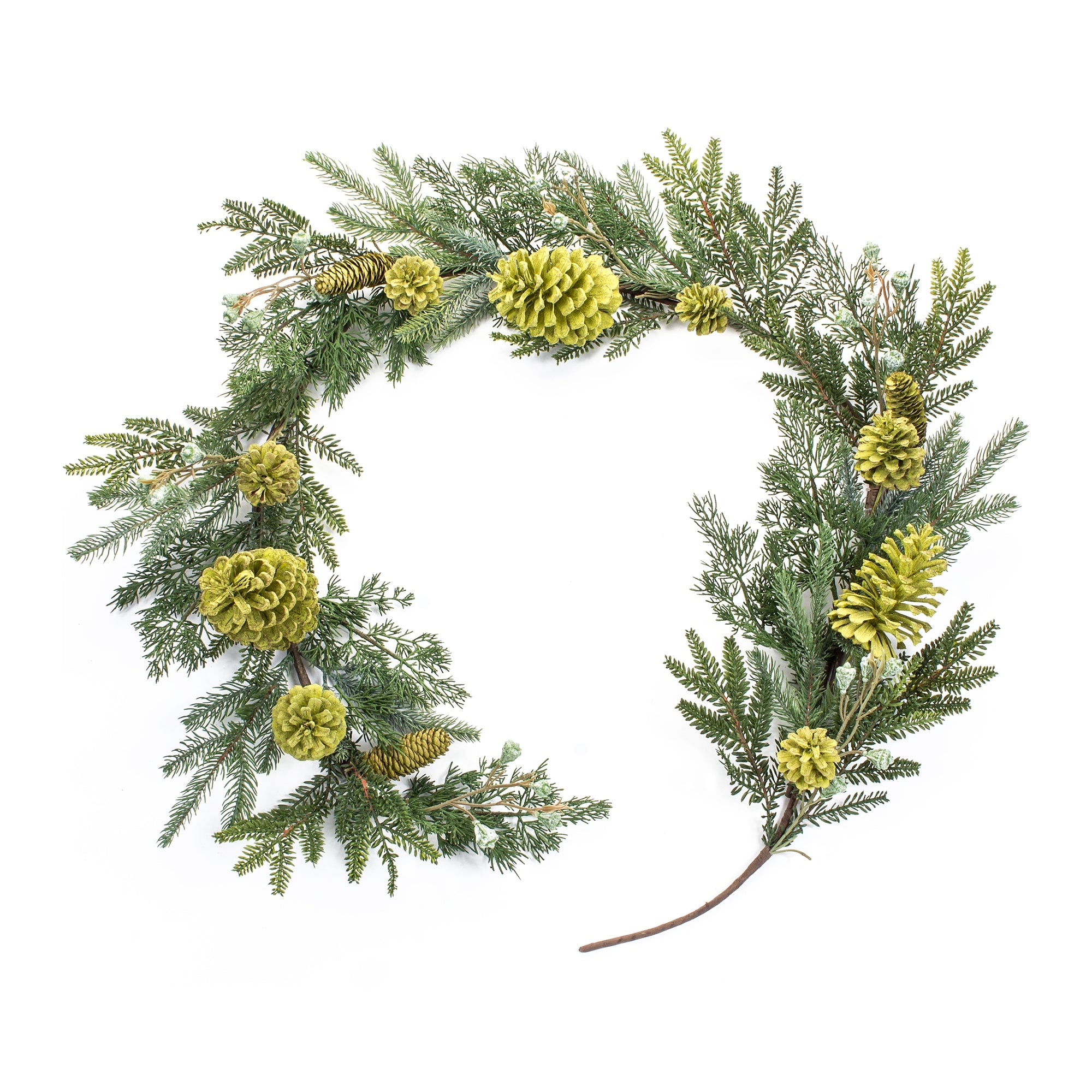 Mixed Pine Garland 6'L PVC