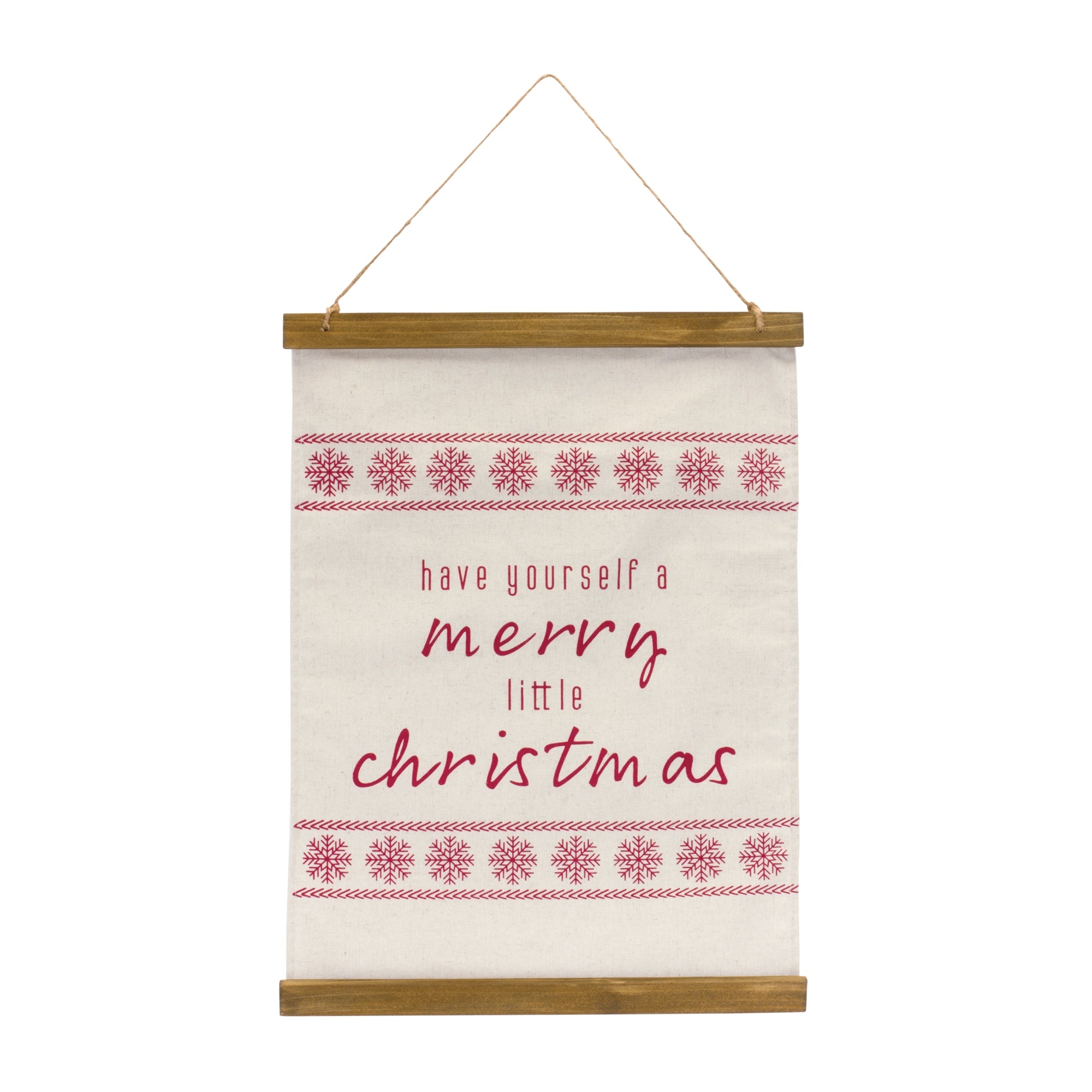 Merry Christmas Banner 14.75"L x 20"H Polyester