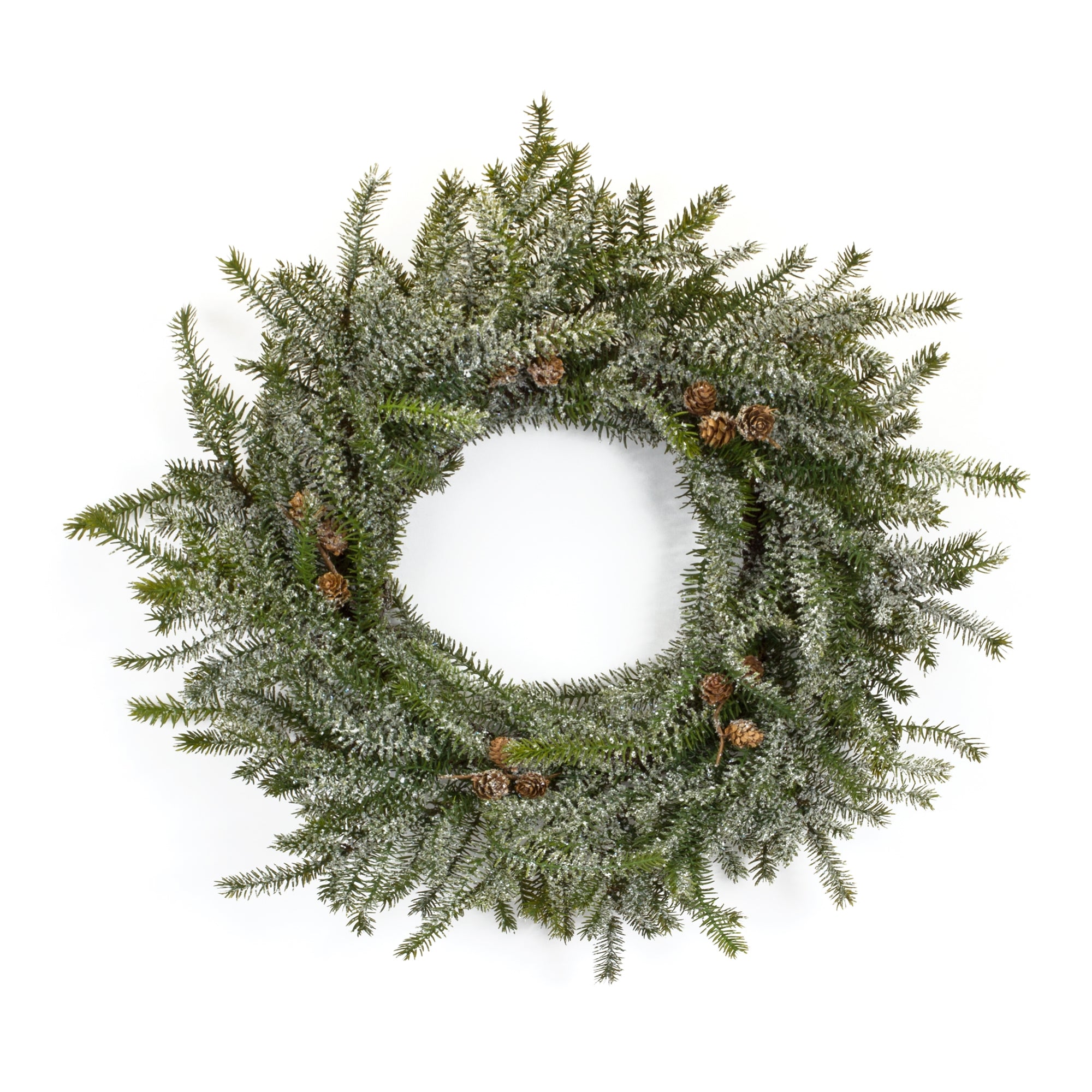 Pine Wreath w/Ice 22.5”D