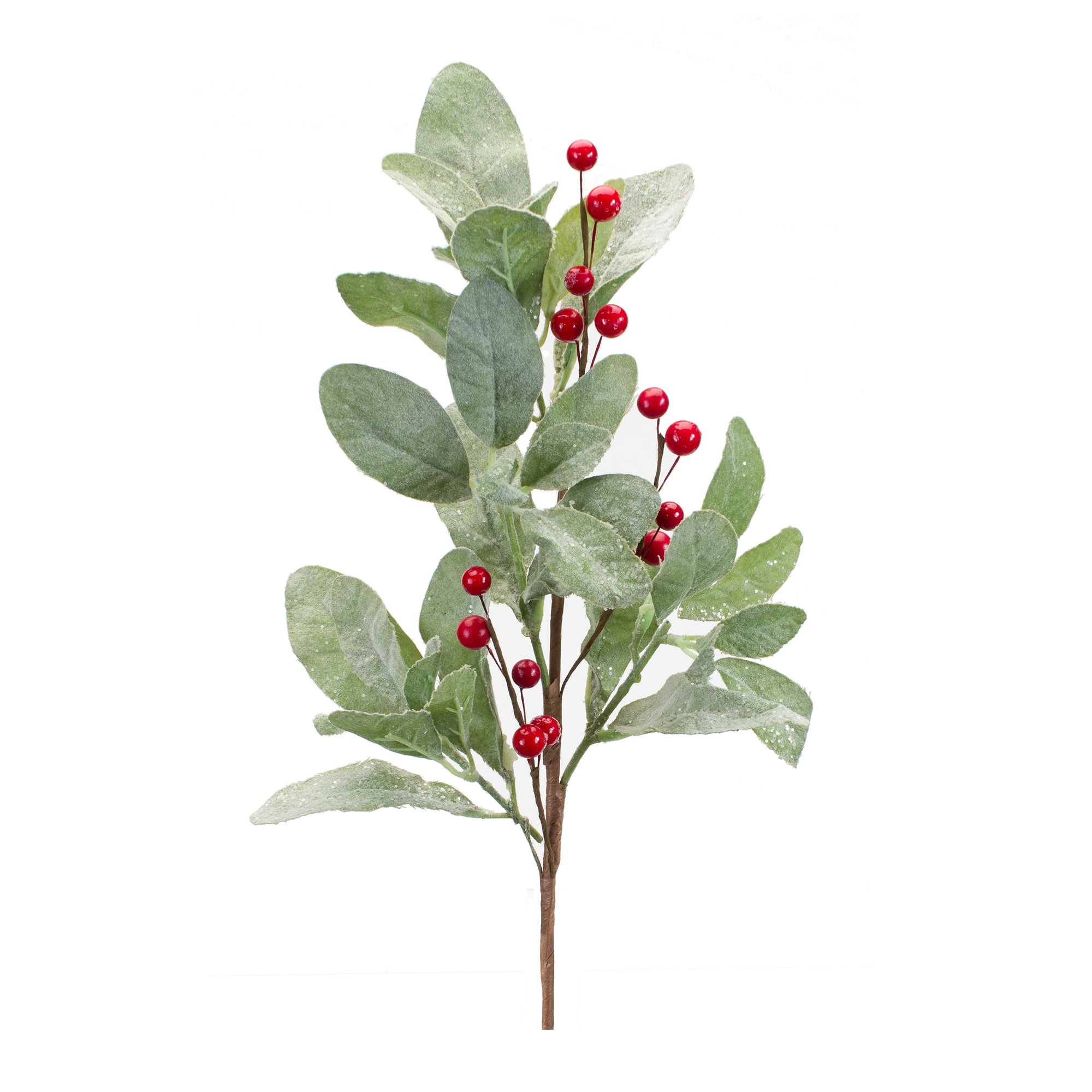 Mistletoe Spray w/Berries 18.5”H Fabric