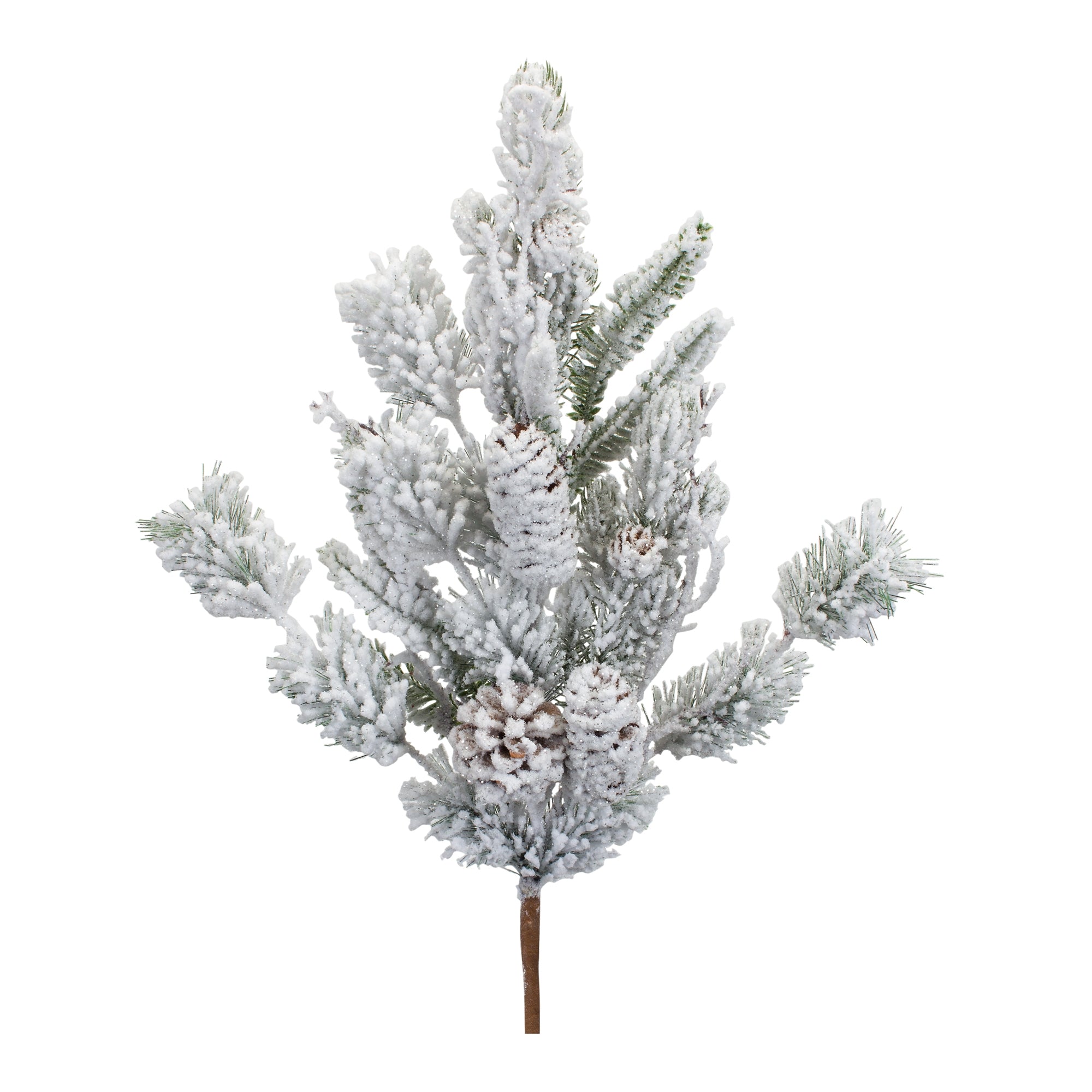 Snowy Mix Pine Spray 32”H