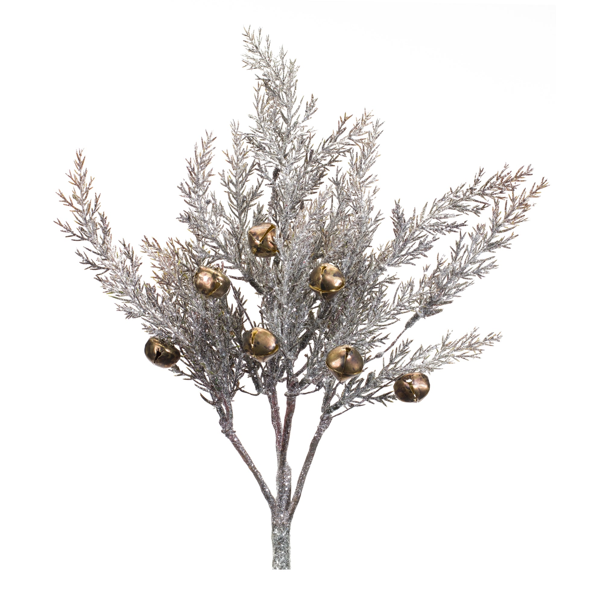 Pine Pick w/Bells 16.75”H