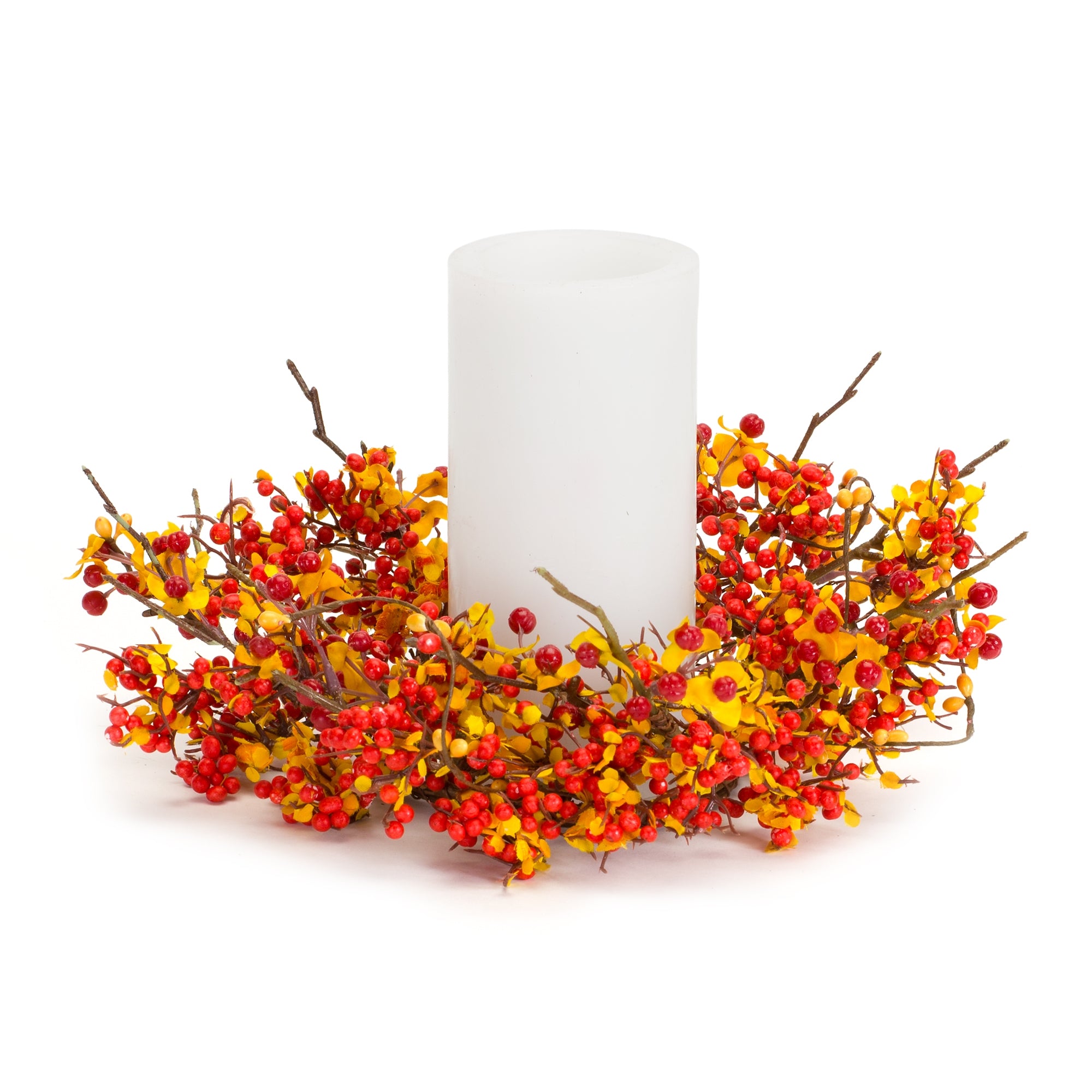 Bittersweet Candle Ring 11"D Foam/ (Fits a 4" Candle)