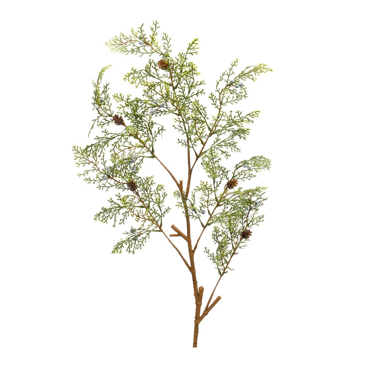 Varigated Cedar Spray with Pinecone Accents (Set of 6)