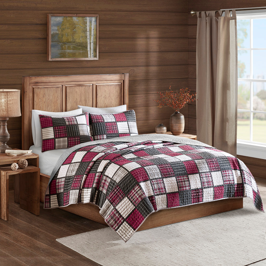 Tulsa Oversized 4 Piece Quilt Set