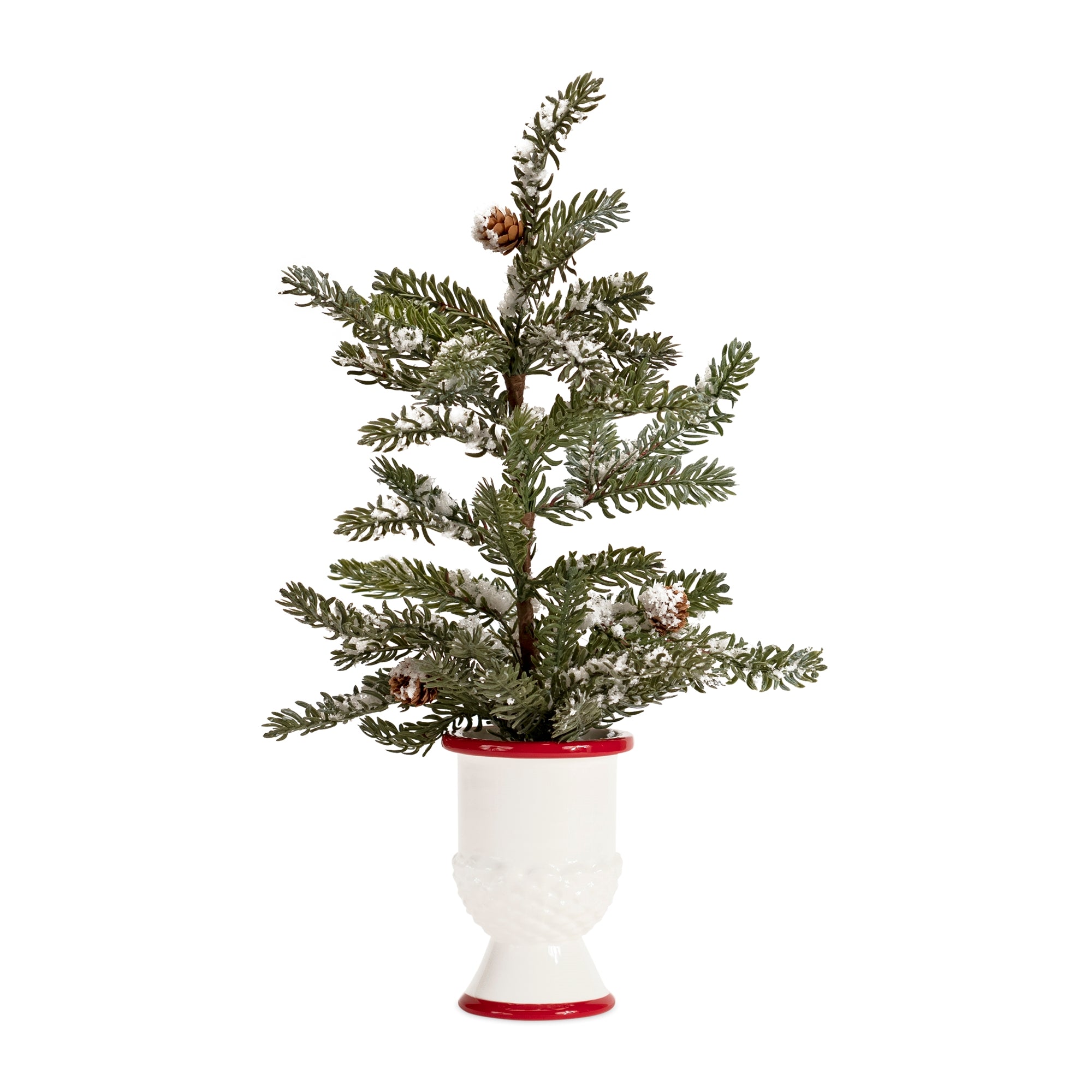 Potted Tree w/Snow 20”H /Snow