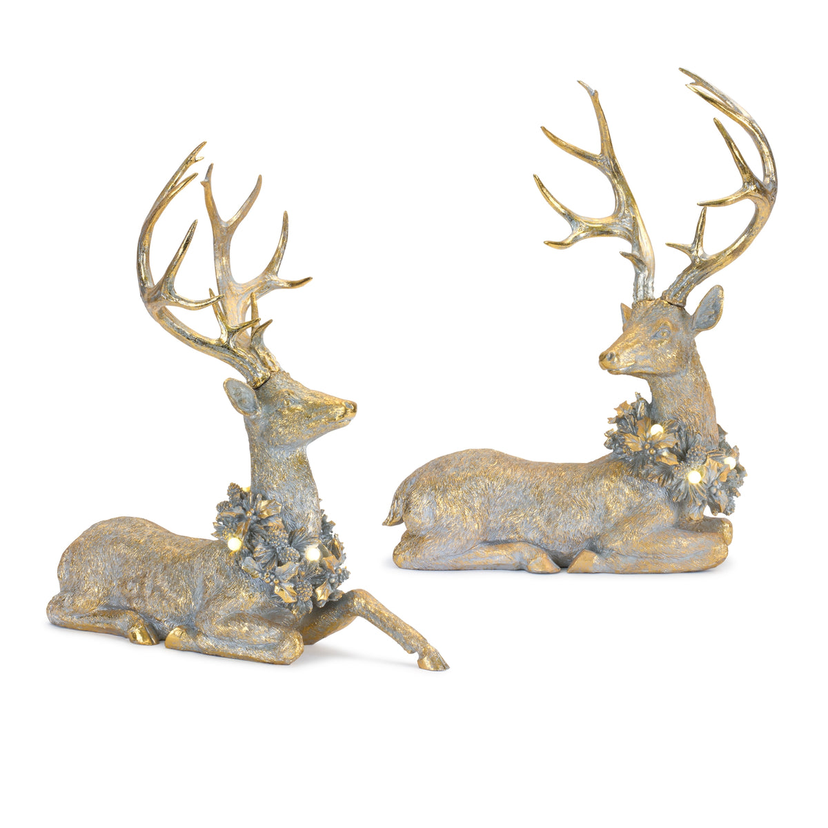 Deer w/LED Light (S/2)
