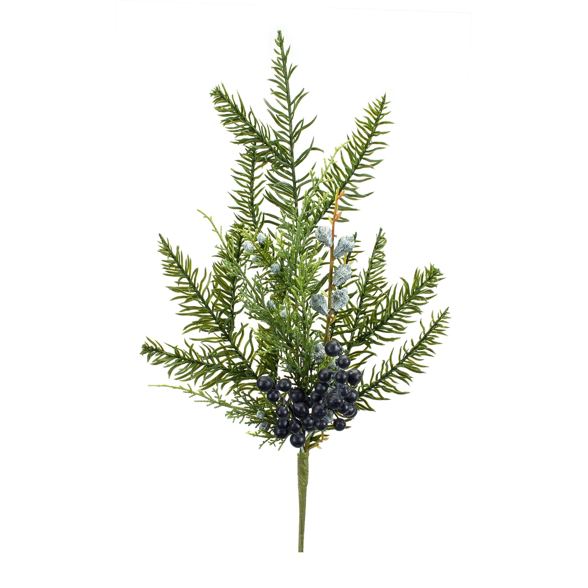 Pine and Juniper Berry Spray 19.75”H PVC/