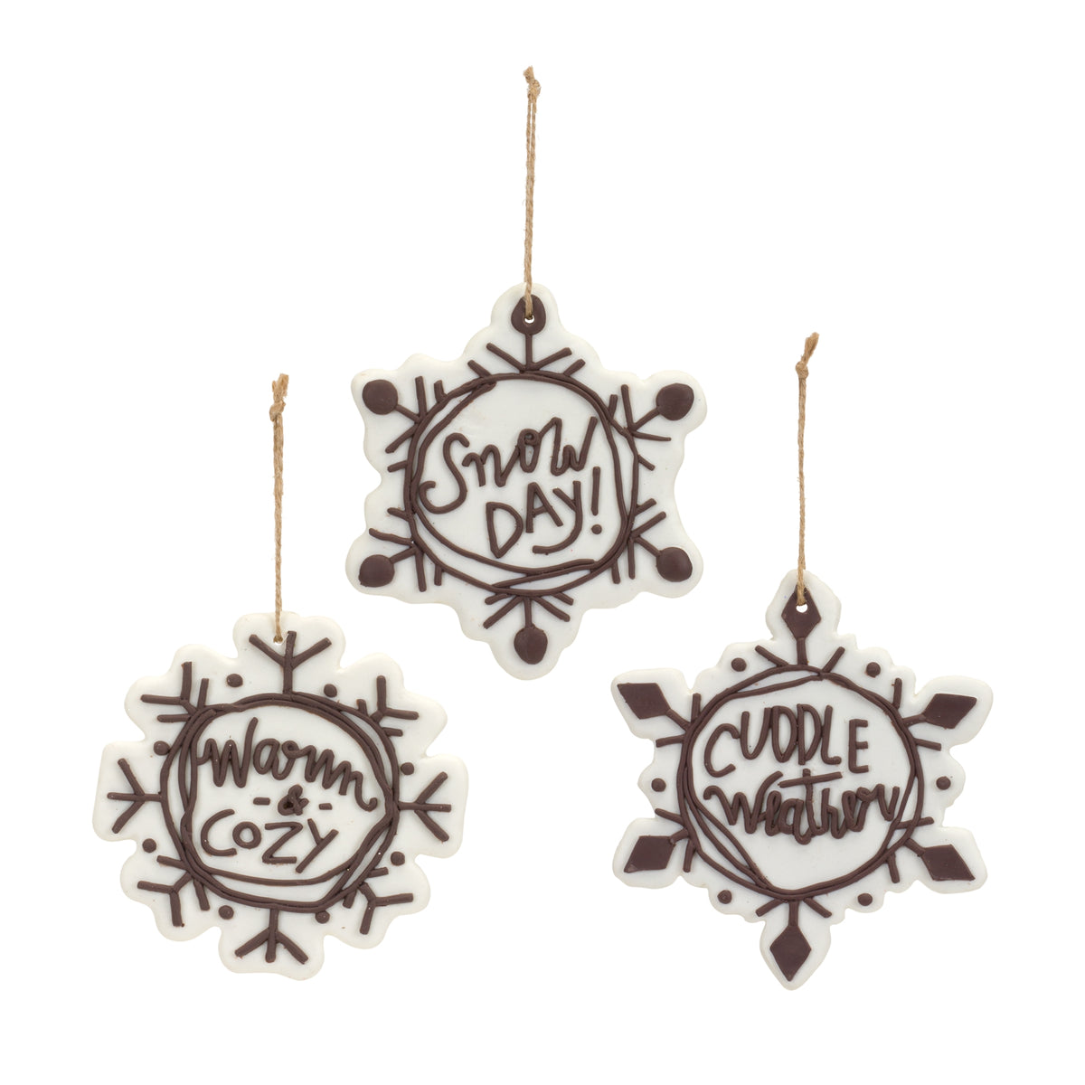 Snowflake Ornament (S/3)