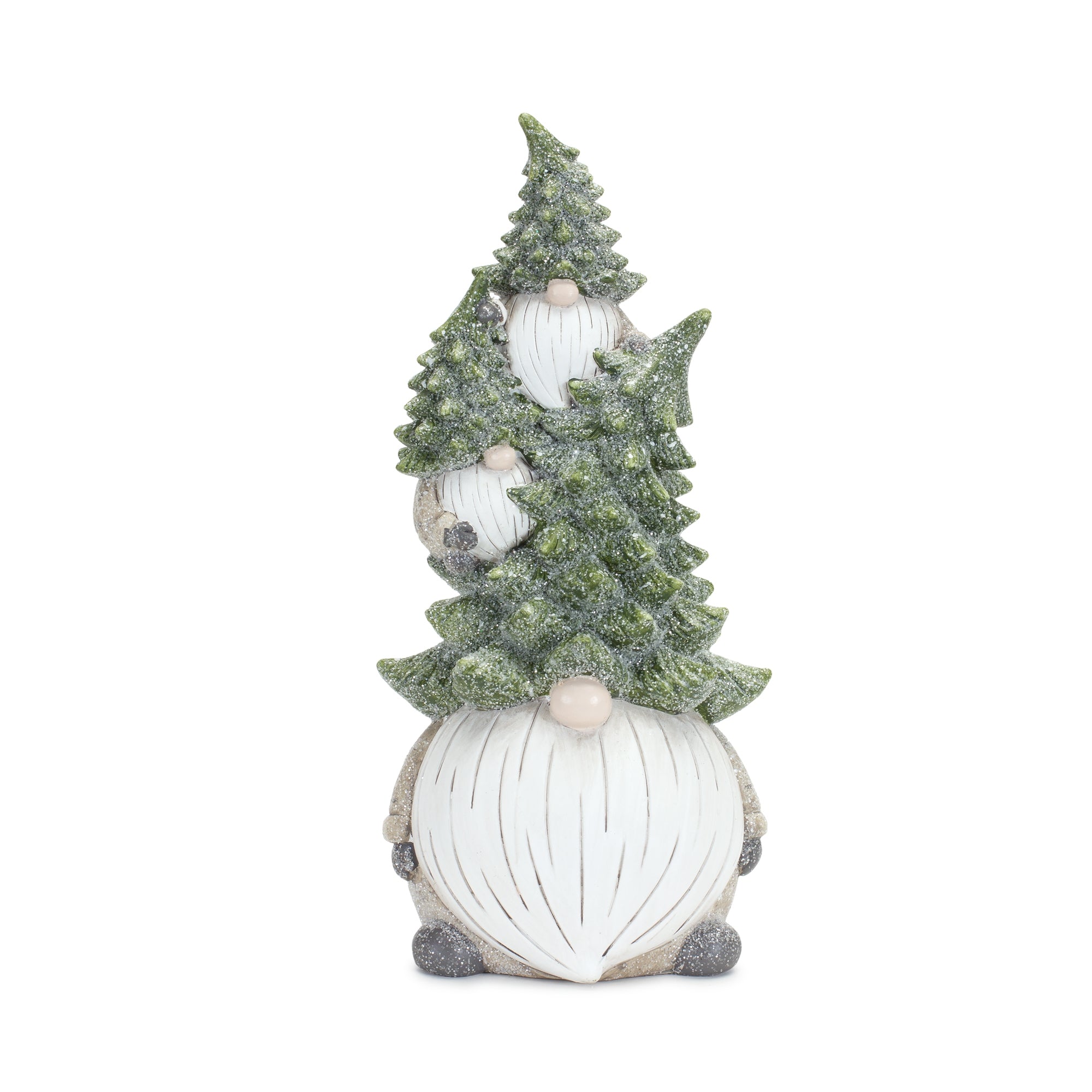Triple Gnome Stack 11.75”H Resin