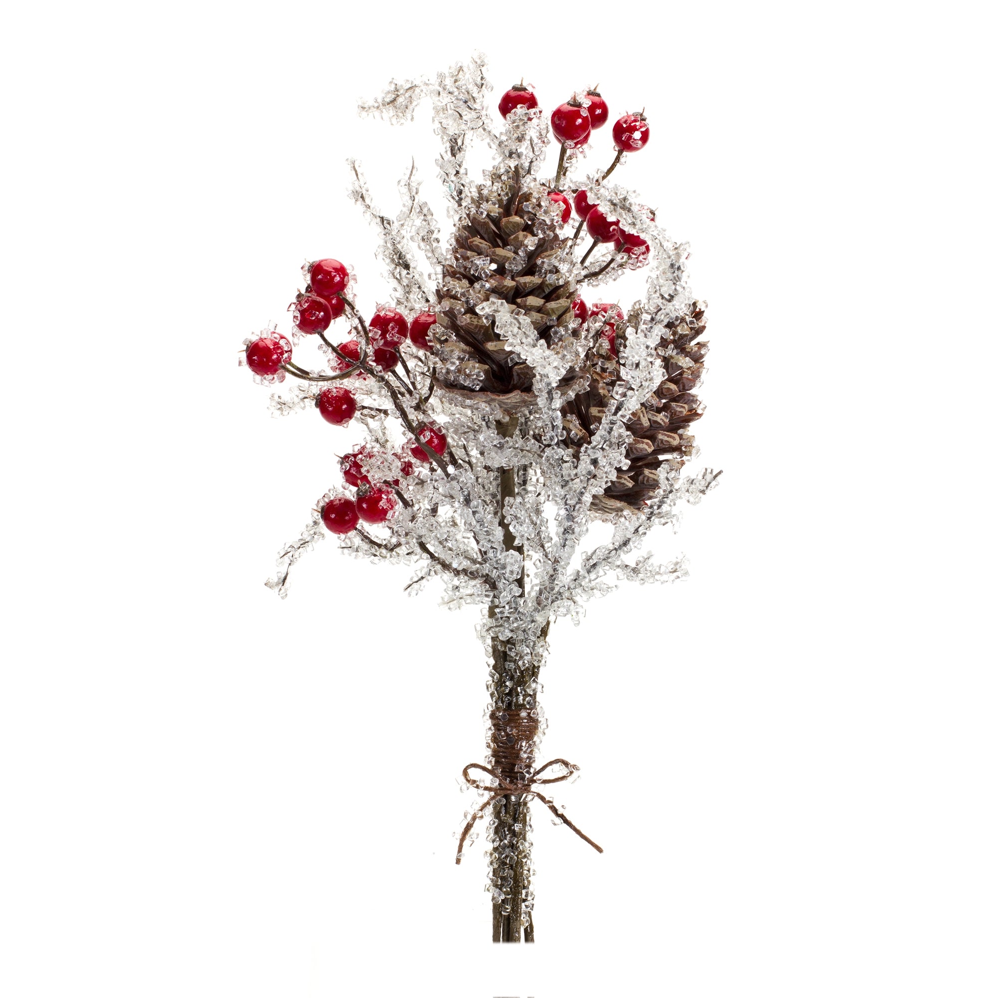 Icy Twig/Cone/Berry Bundle 17.25”H