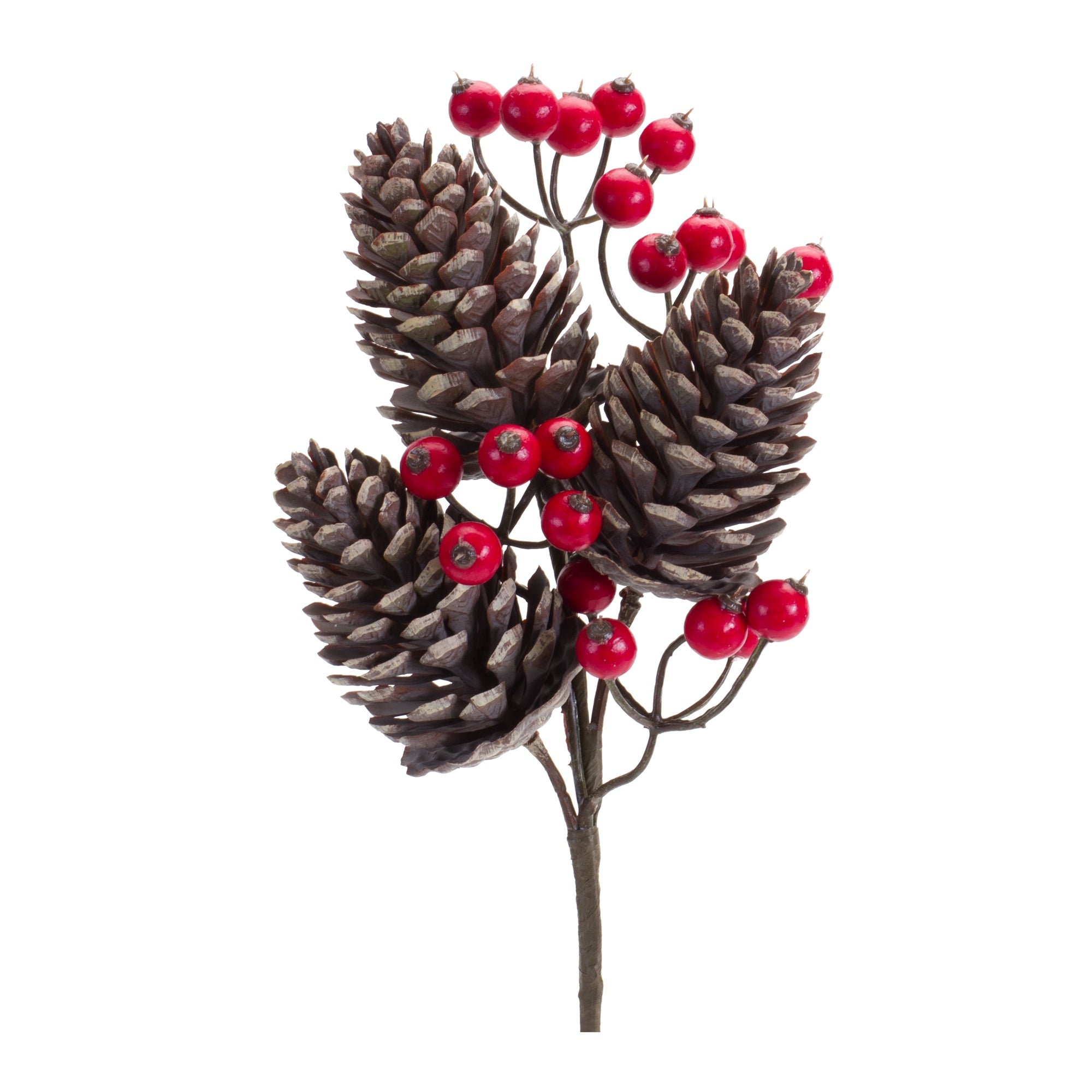 Cone and Berry Pick 13.25”H
