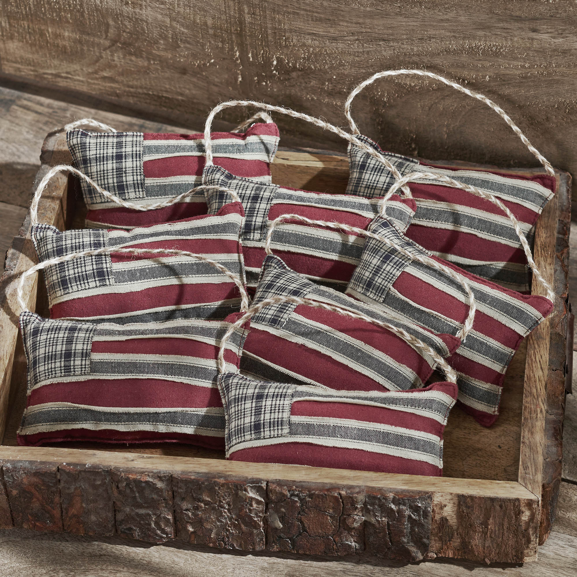 My Country Flag Ornament Bowl Filler Set of 8