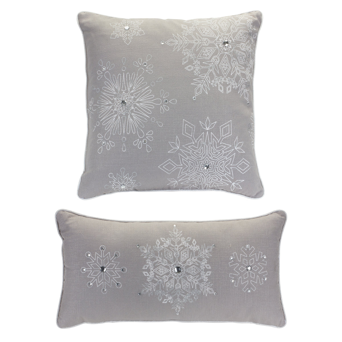 Snowflake Pillow (S/2)