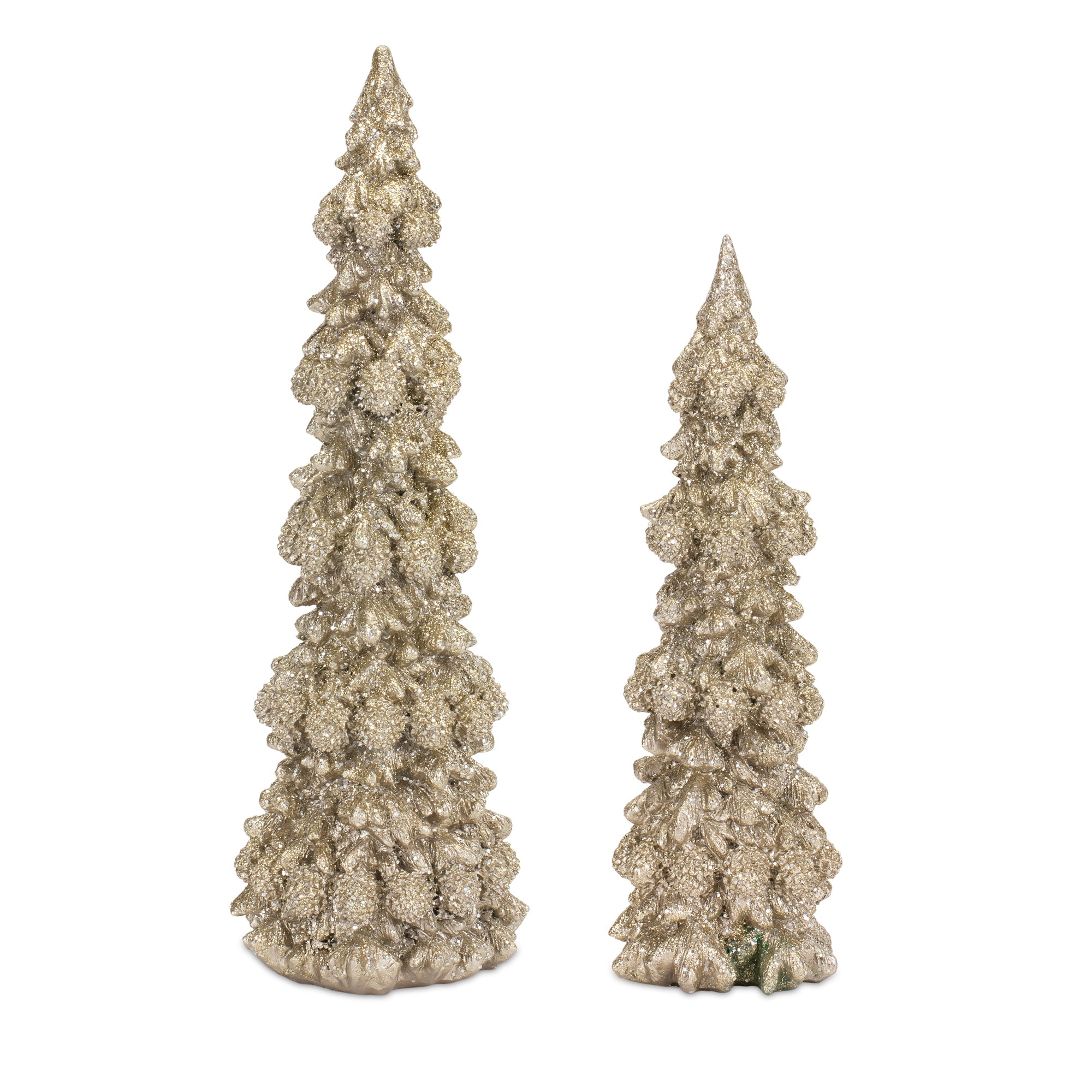 Tree (Set of 2) 9.25"H, 11.5"H Resin