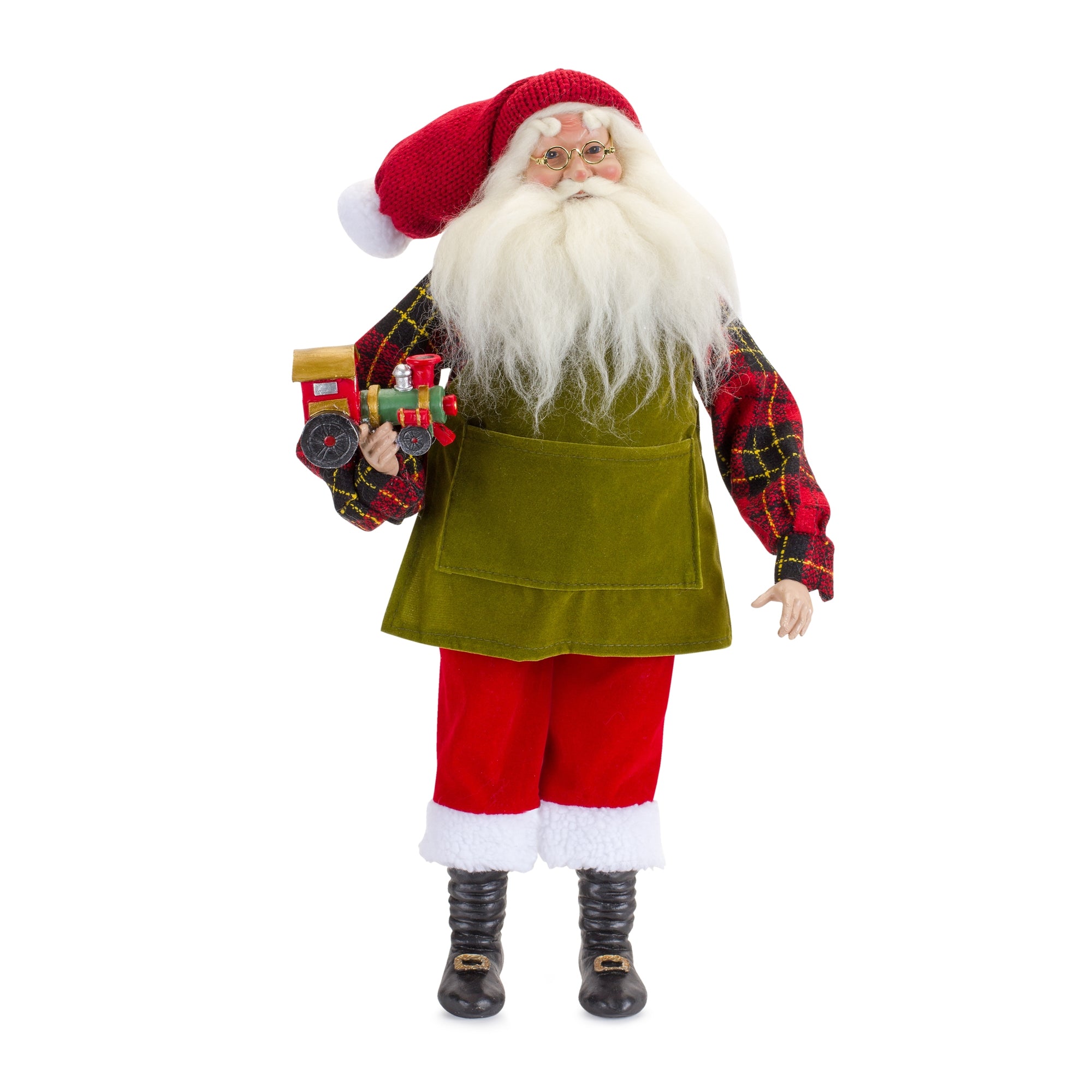 Santa 21.75”H Polyester/Resin